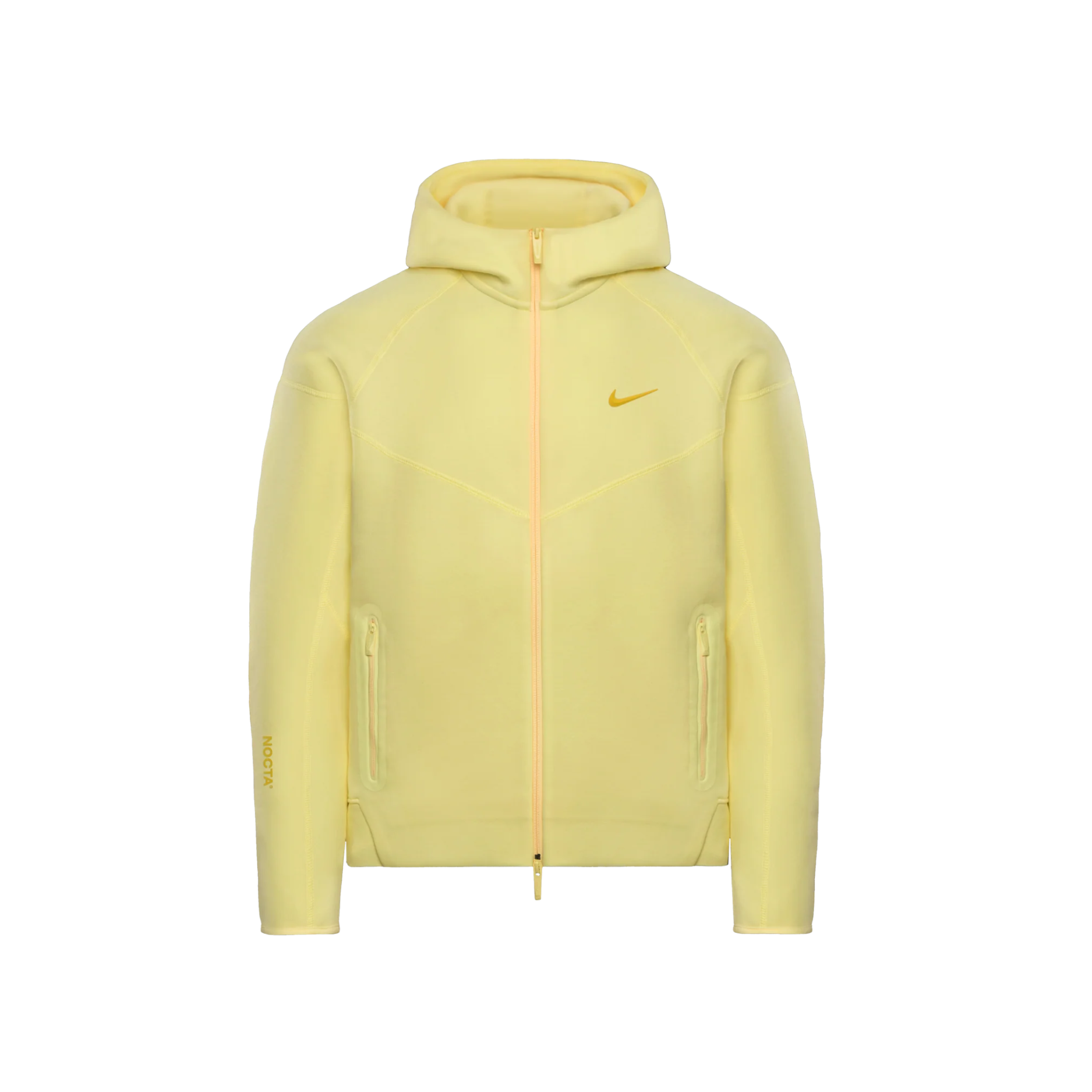 Nike x NOCTA Tech Fleece Full Zip Hoodie Citron Tint image 0