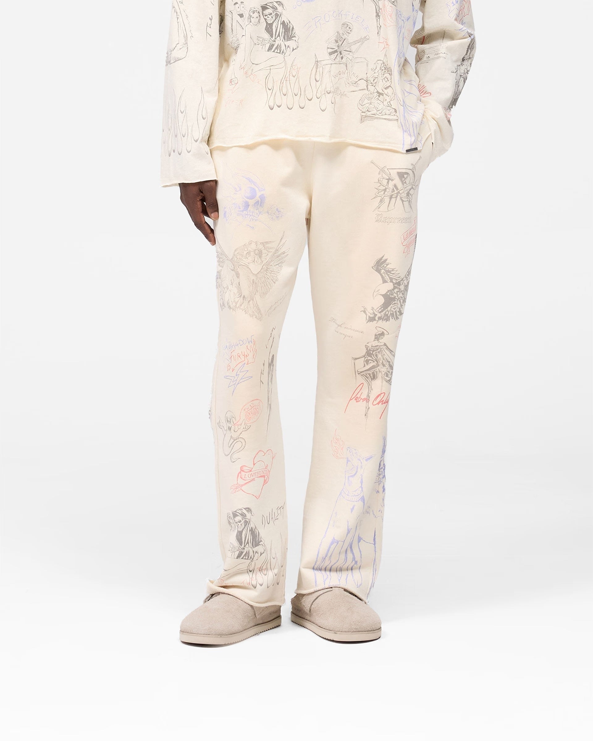 Represent Legacy Sweatpant - "Buttercream"