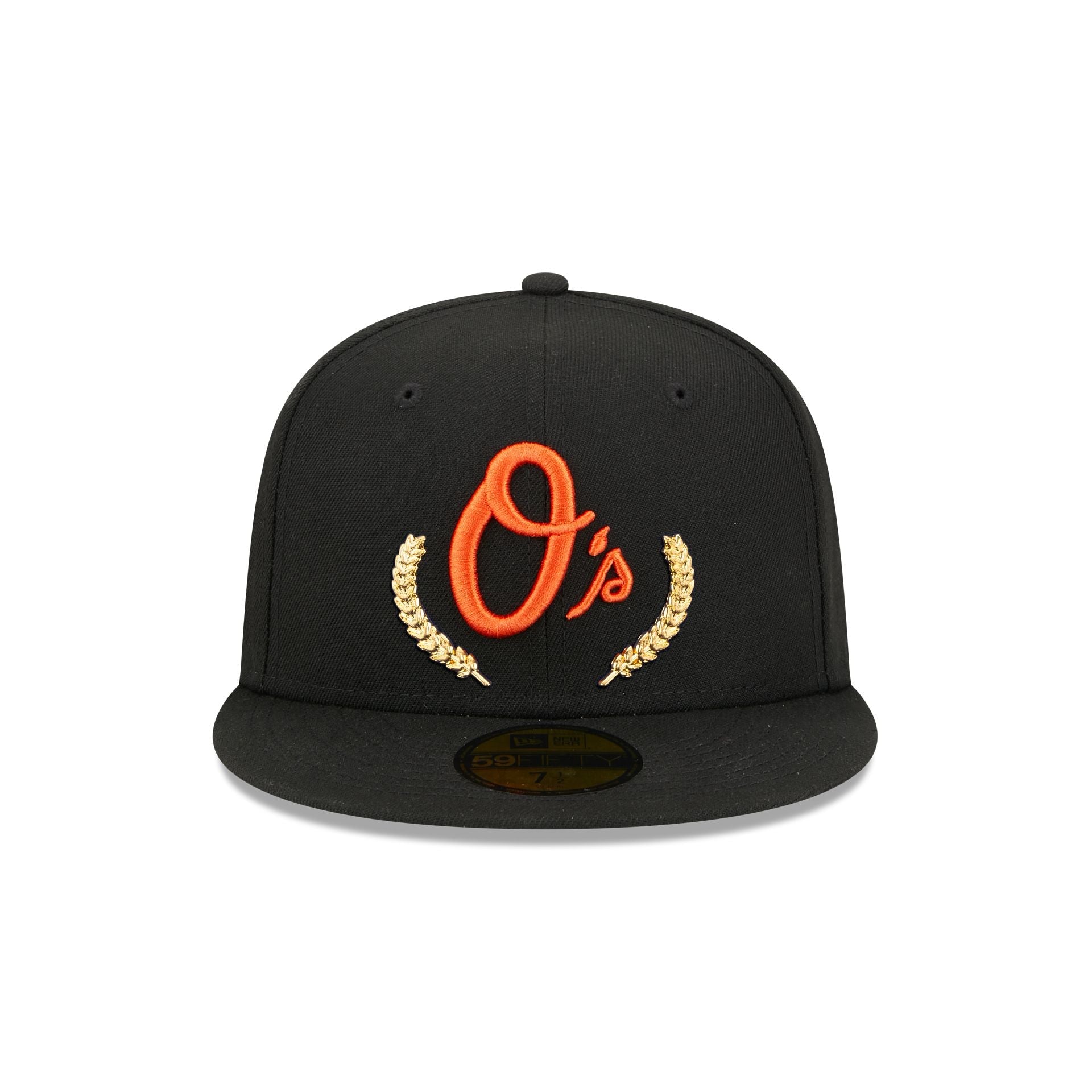 Baltimore Orioles Gold Leaf 59FIFTY Fitted Hat image 1