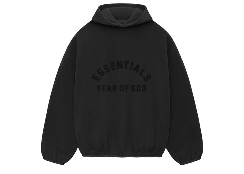 Fear of God Essentials Core Collection Nylon Fleece Hoodie Black/Black image 0