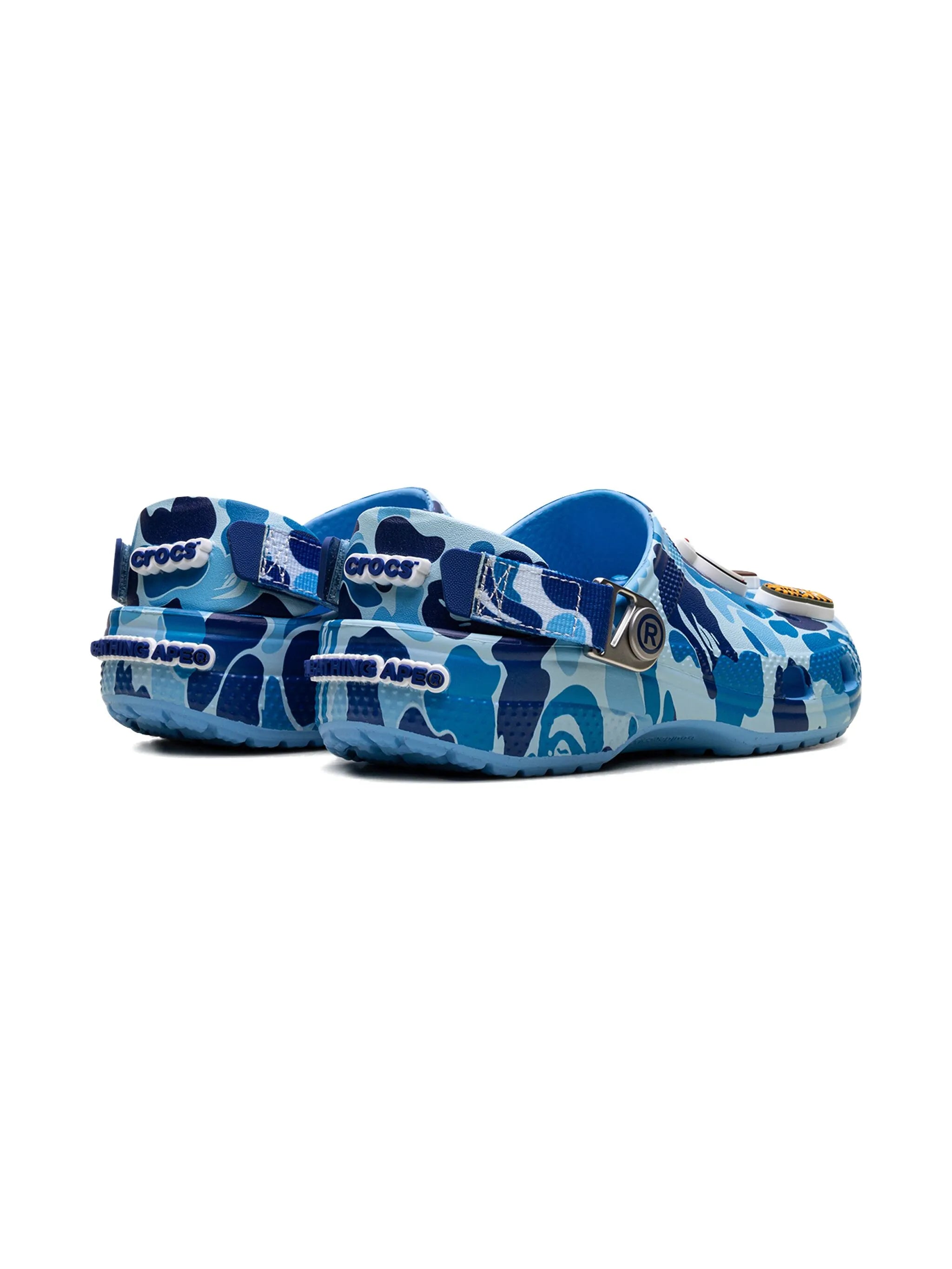 Bape A Bathing Ape x Crocs Classic - "Camo Blue"