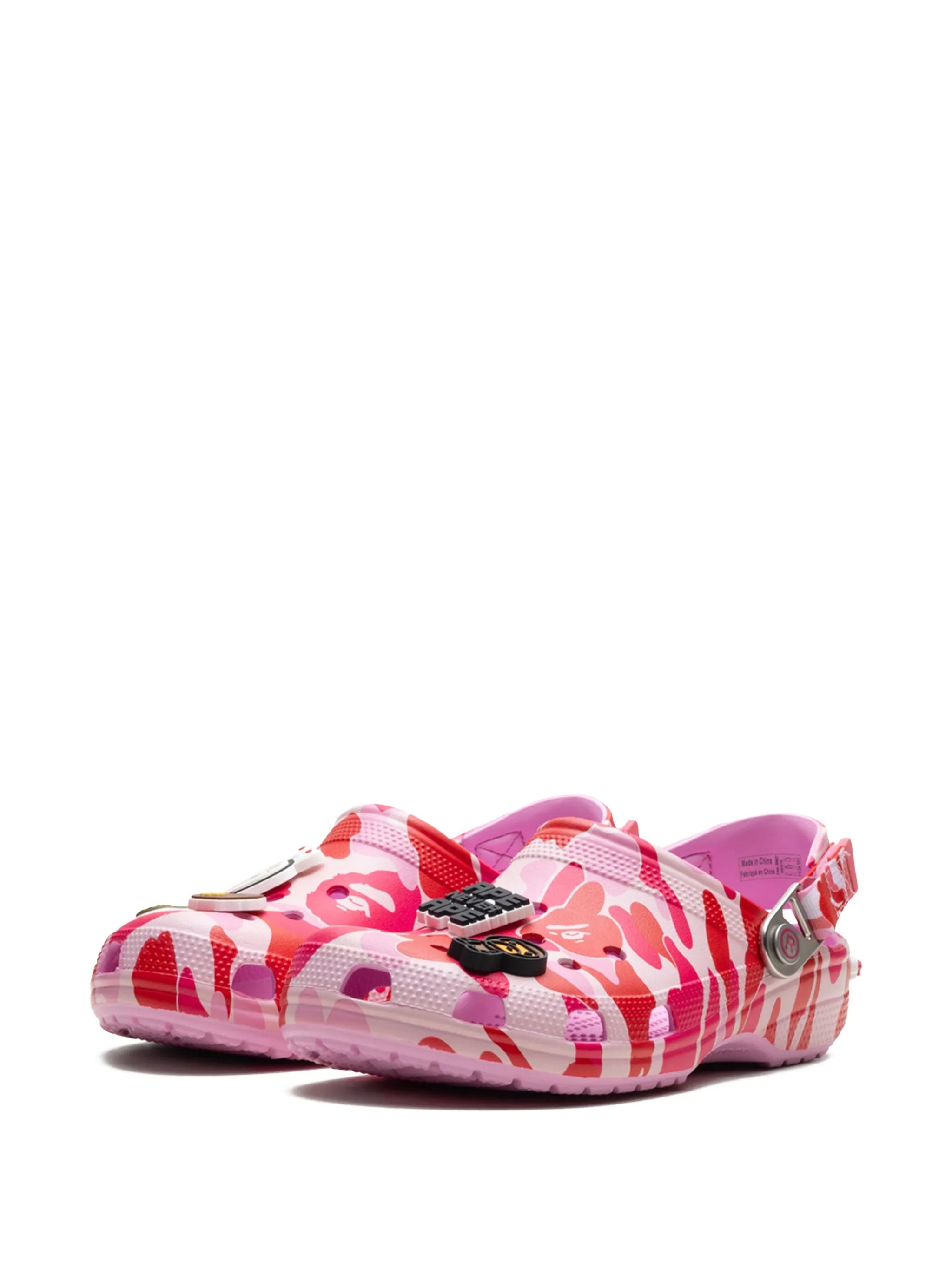 Bape A Bathing Ape x Crocs Classic - "Carnation"