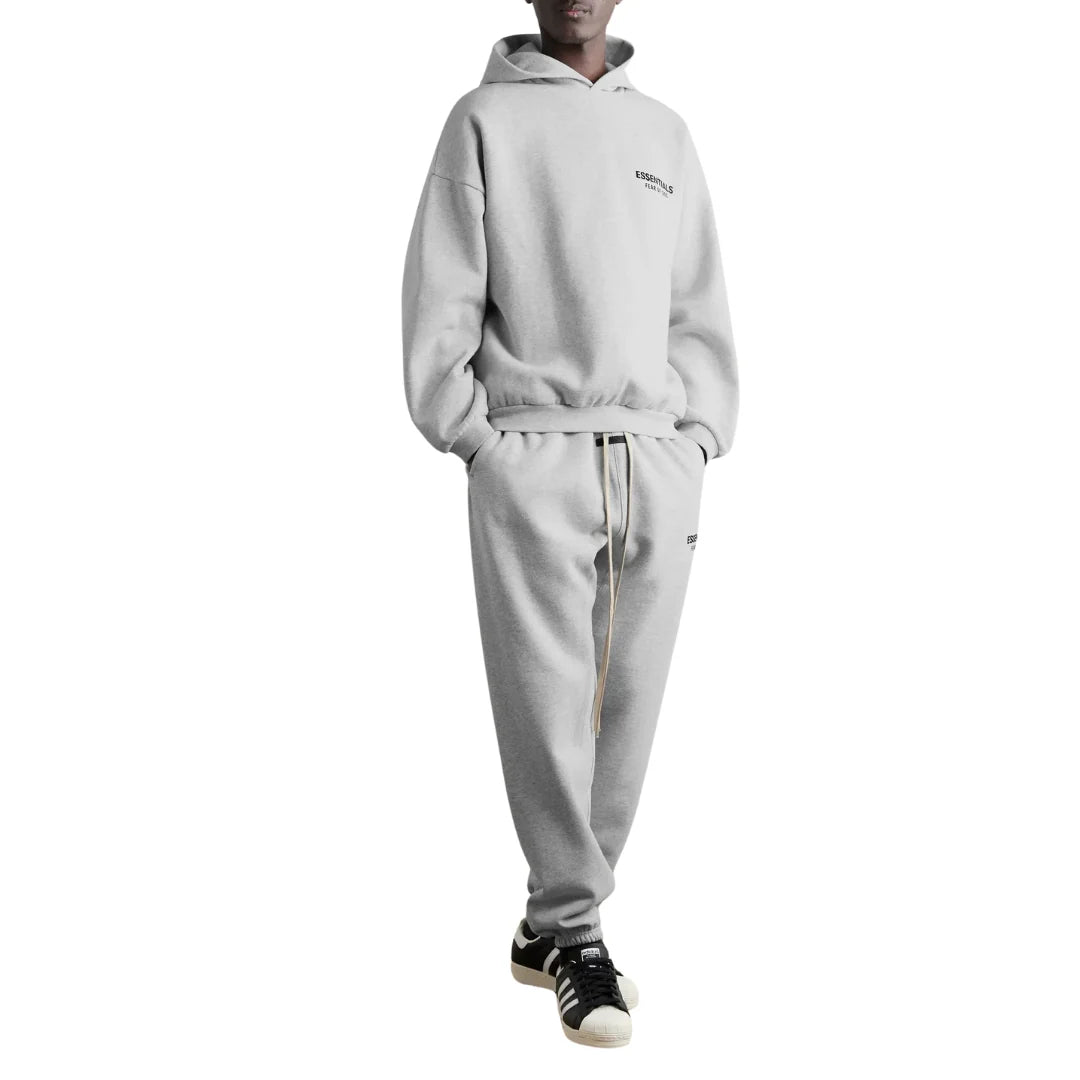 Fear of God Essentials Hoodie II - "Light Heather Grey"