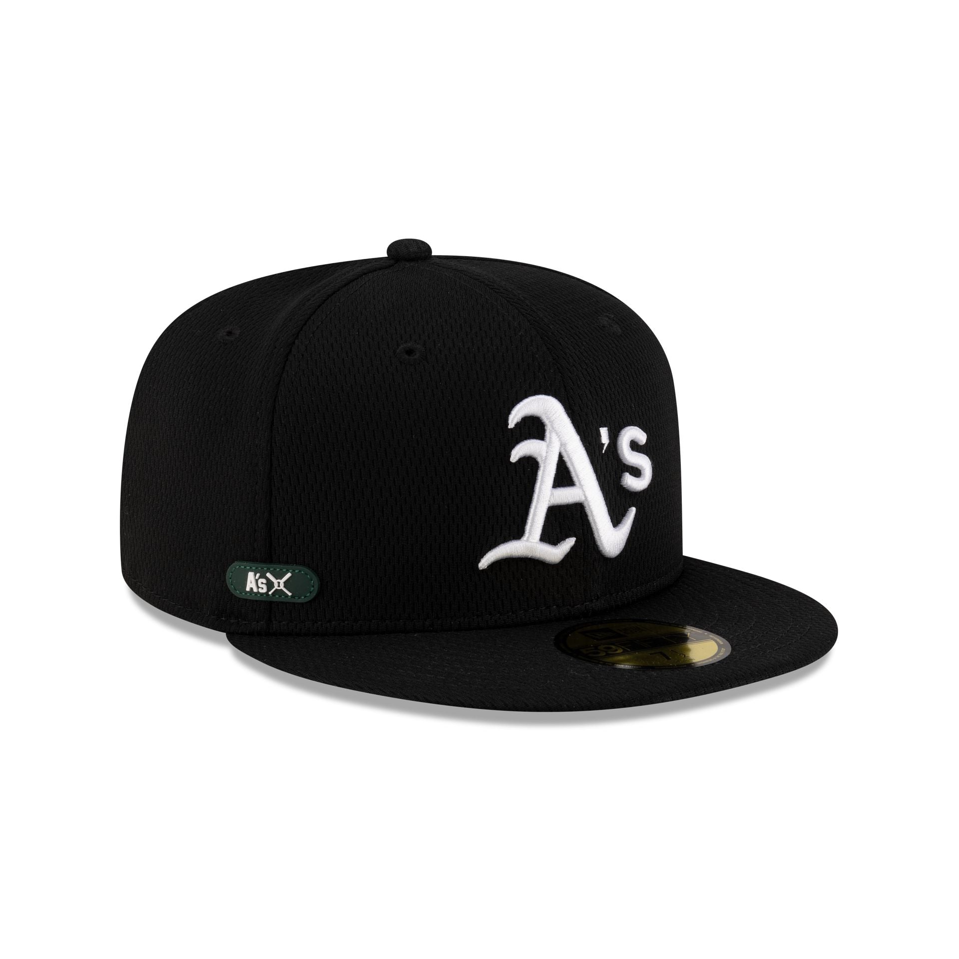Oakland Athletics 2025 Clubhouse Black 59FIFTY Fitted Hat image 0