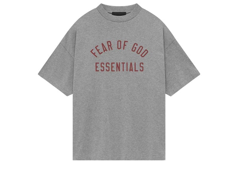 Fear of God Essentials Jersey Crewneck Tee Dark Heather image 0