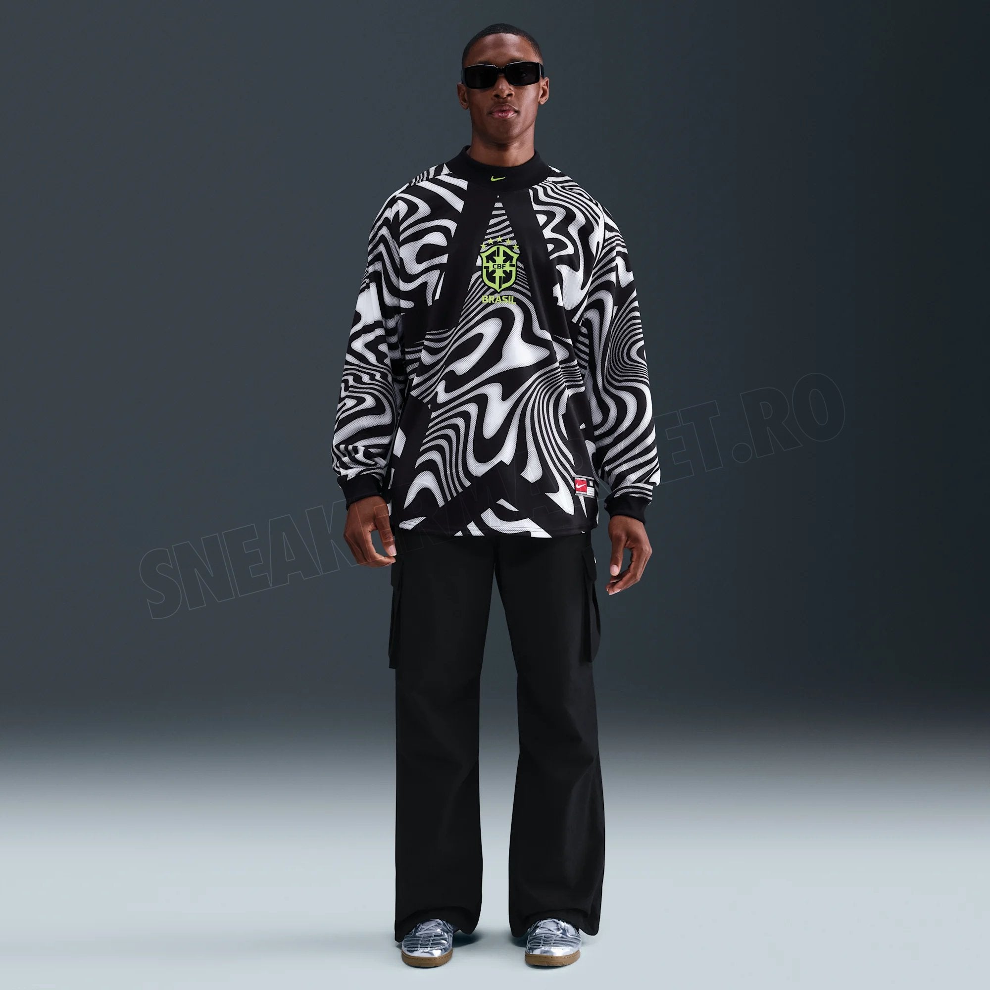 Nike x Brazil 2025 LS Goalkeeper Shirt - "Black/Volt"