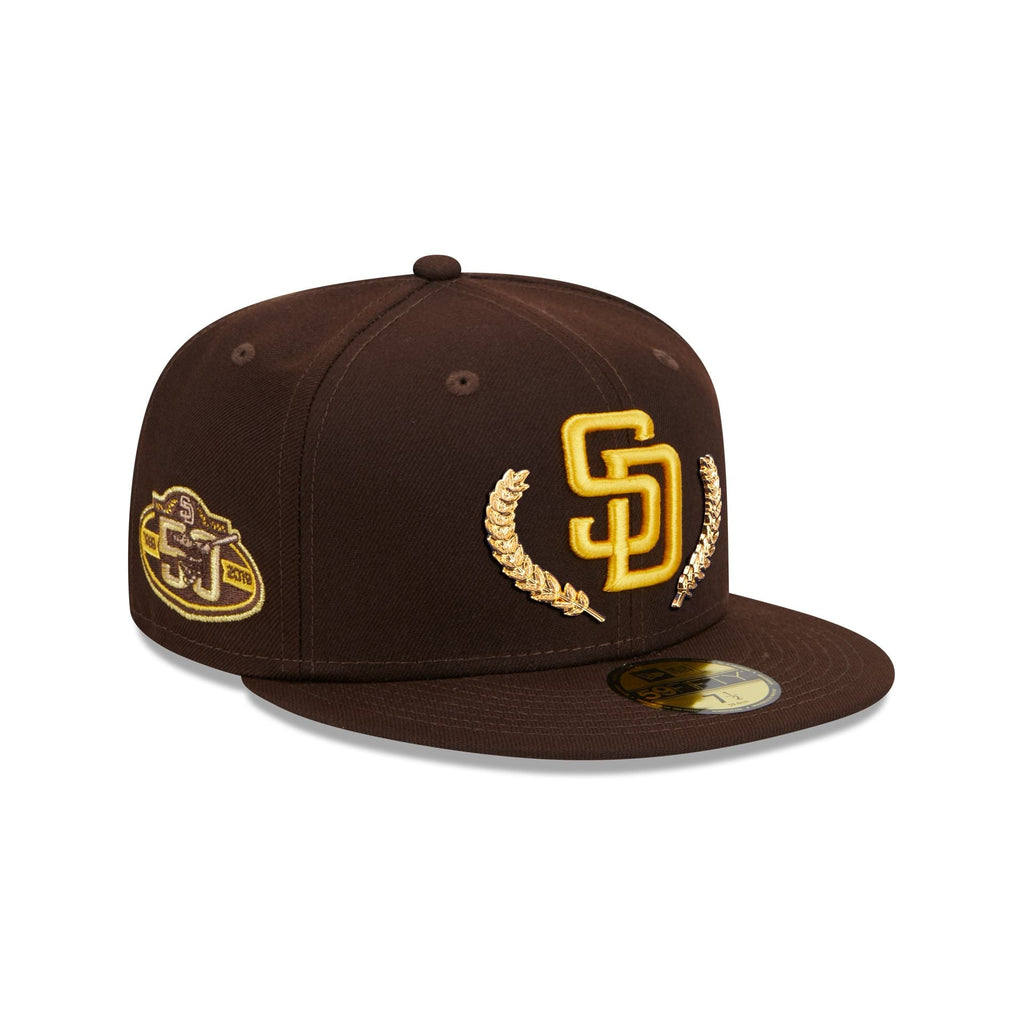 San Diego Padres Gold Leaf 59FIFTY Fitted Hat image 0