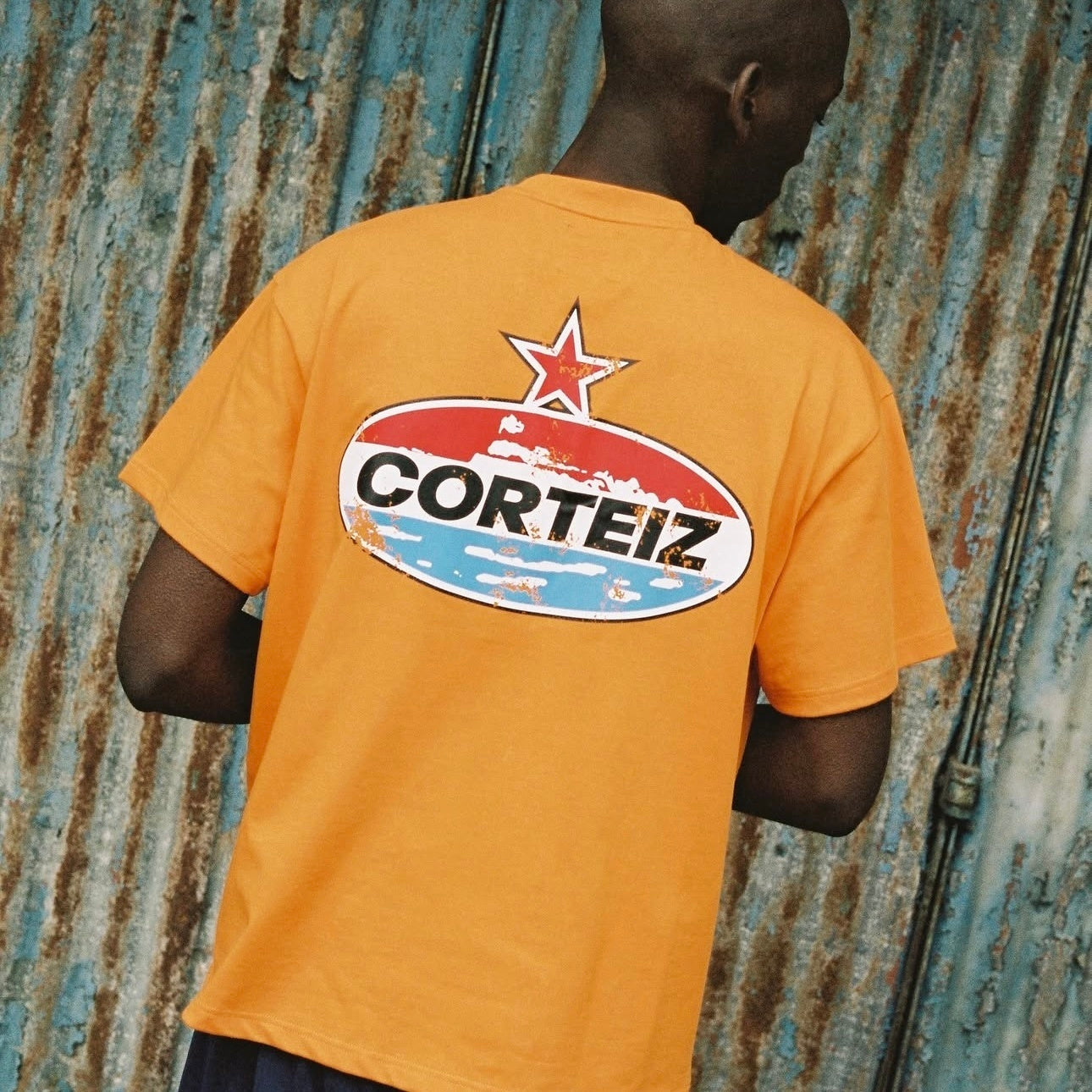 Corteiz Motor Heavyweight Tee - "Orange"