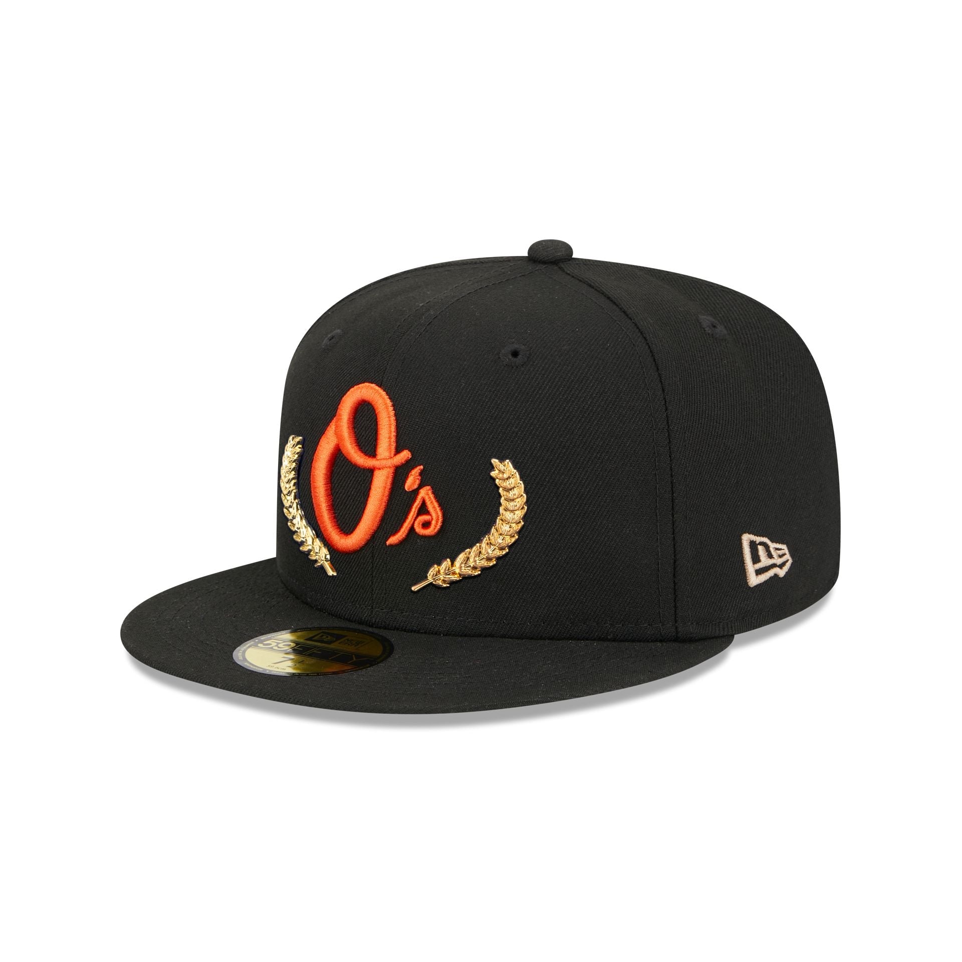 Baltimore Orioles Gold Leaf 59FIFTY Fitted Hat image 2