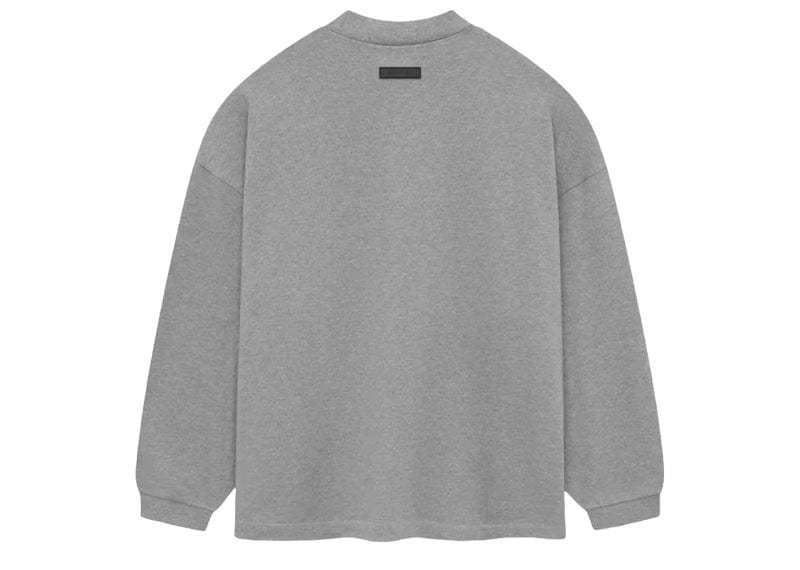 Fear of God Essentials Heavy Jersey L/S Tee Dark Heather Oatmeal image 1