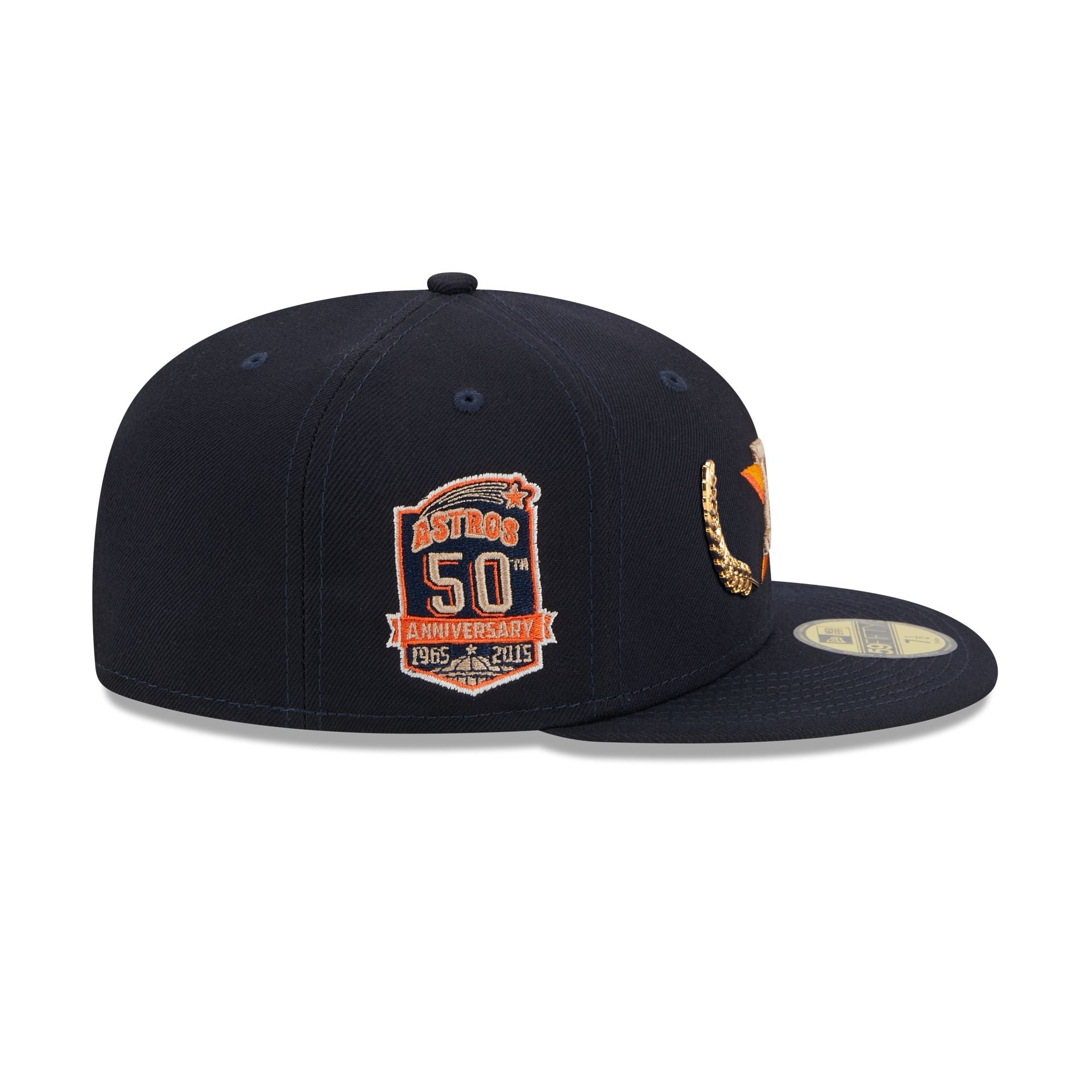 Houston Astros Gold Leaf 59FIFTY Fitted Hat image 3