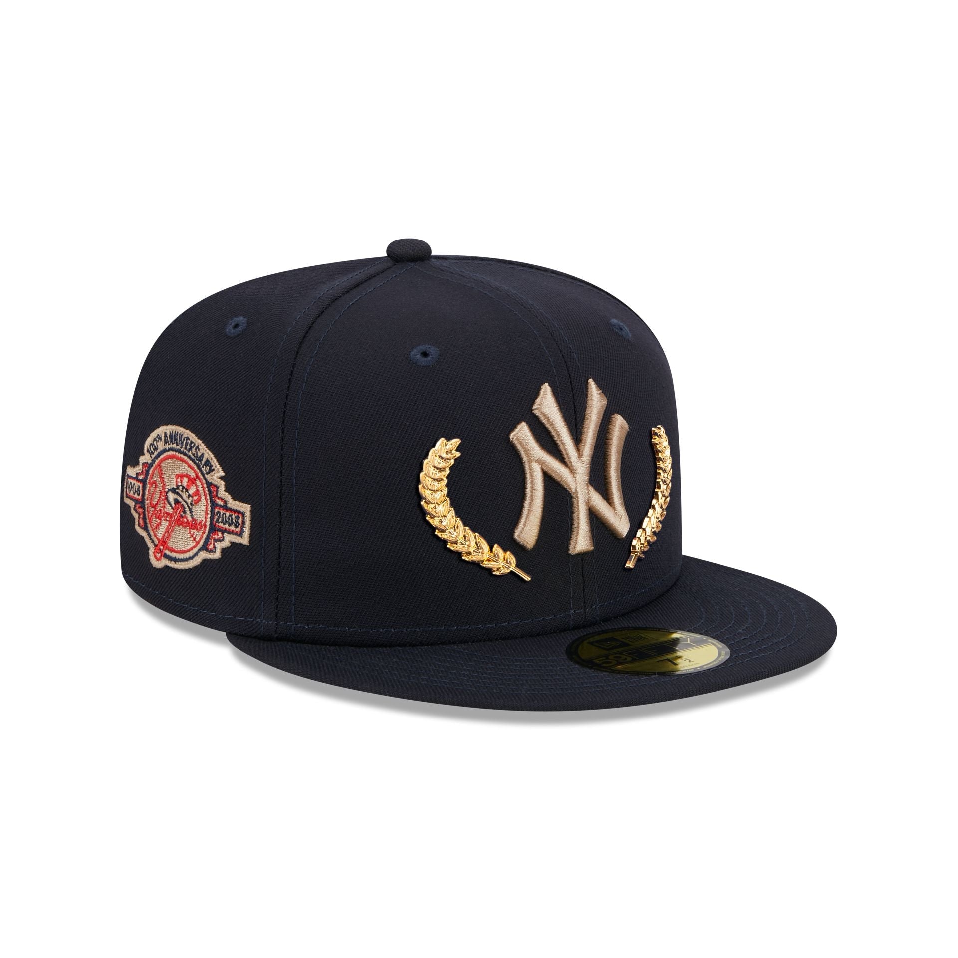 New York Yankees Gold Leaf 59FIFTY Fitted Hat image 0