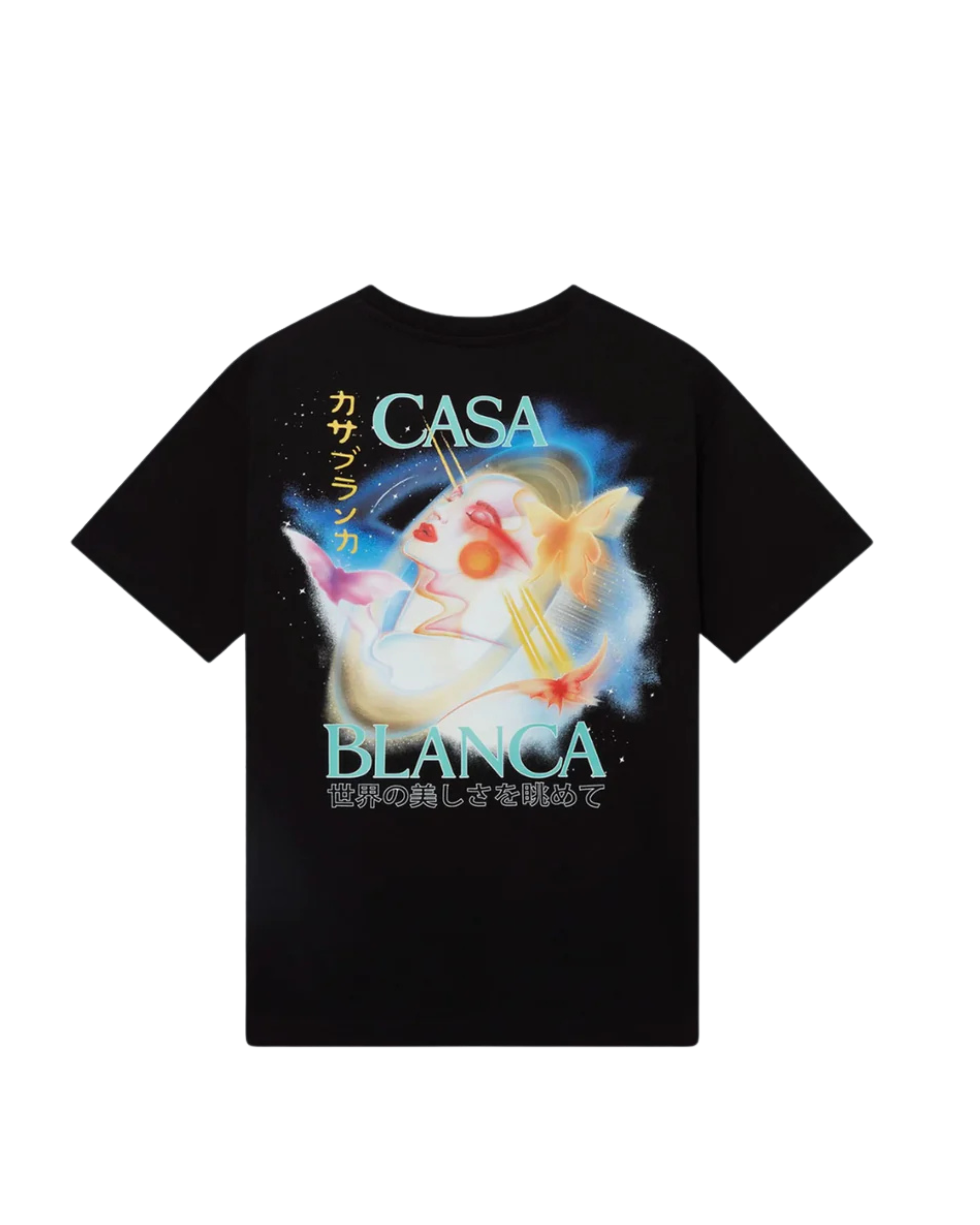 Casablanca Galactic Connection Print T-shirt - "Black"