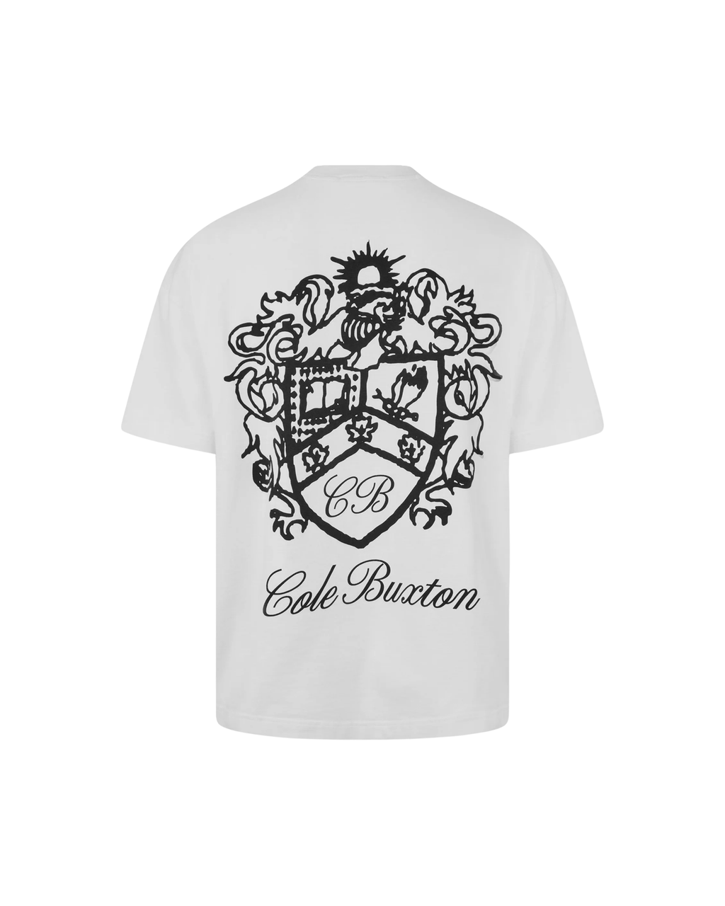 Cole Buxton Collegiate T Shirt - "White"