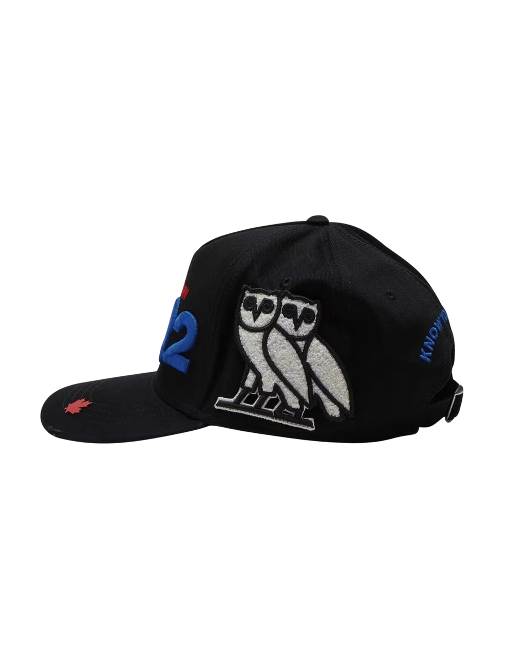 OVO x Dsquared Chenille Cap - "Black"