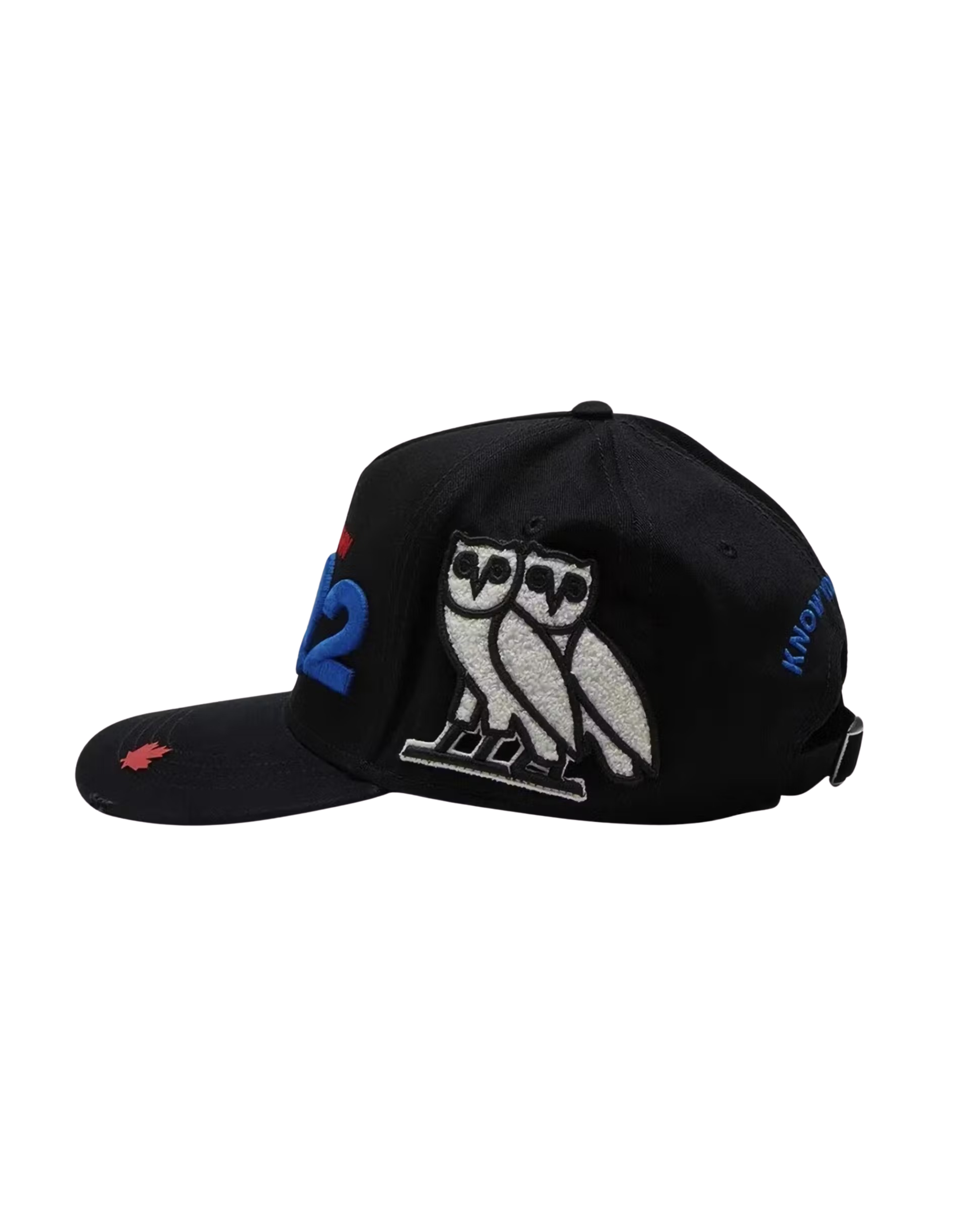 OVO x Dsquared Chenille Cap - "Black"