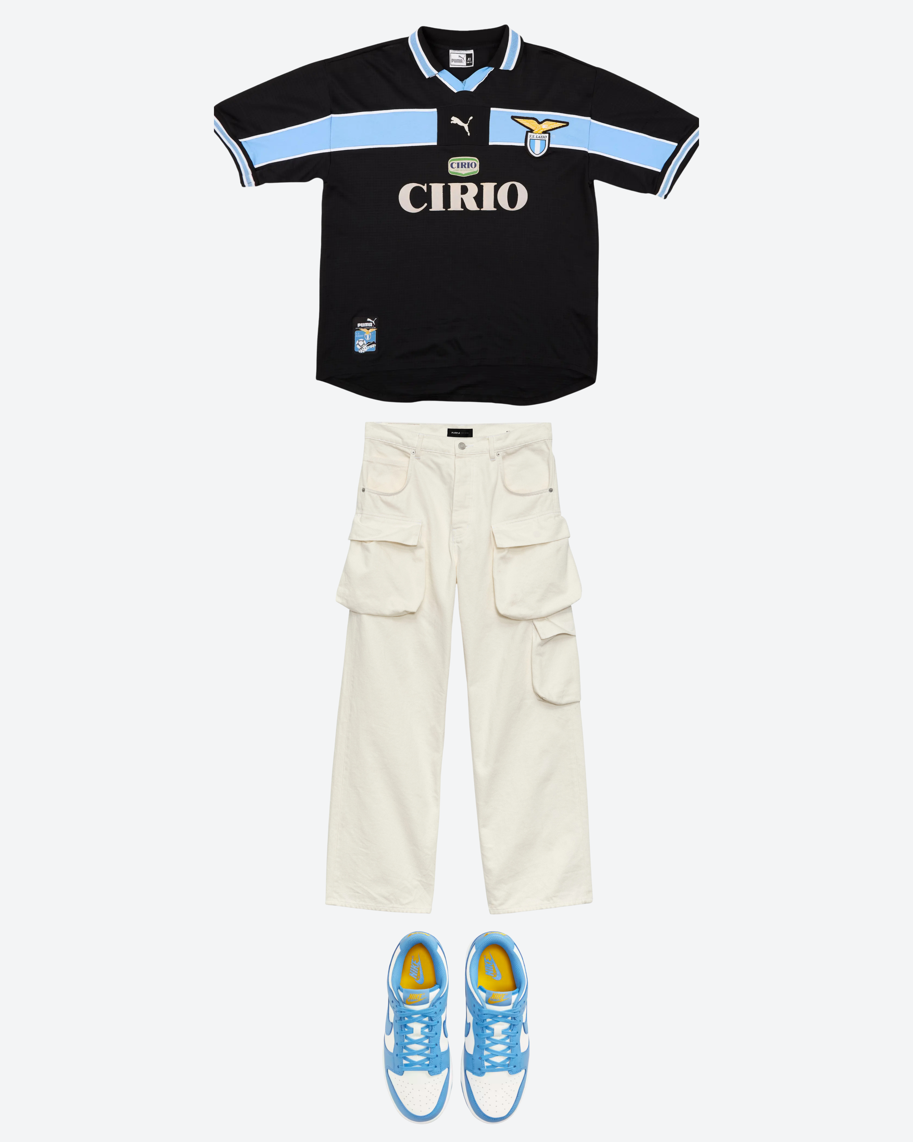 Lazio 1998/99 Away Retro Football Shirt