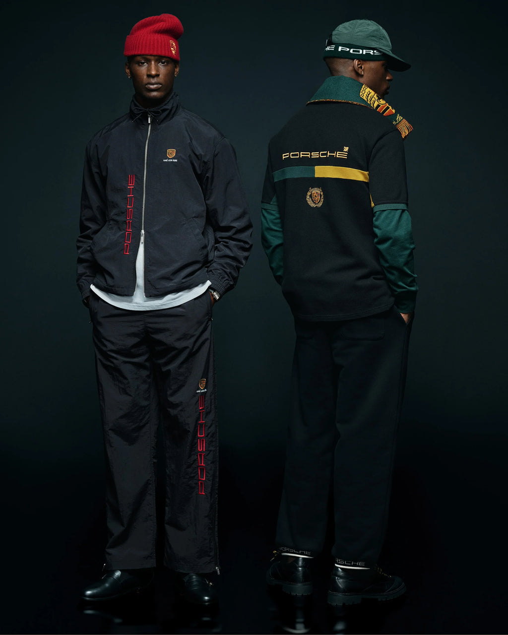 Aime Leon Dore x Porsche Nylon Tracksuit - "Jet Black"