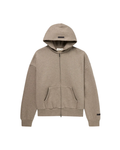 Fear Of God Essentials SS25 Zip-Up Hoodie - "Heather Grey"