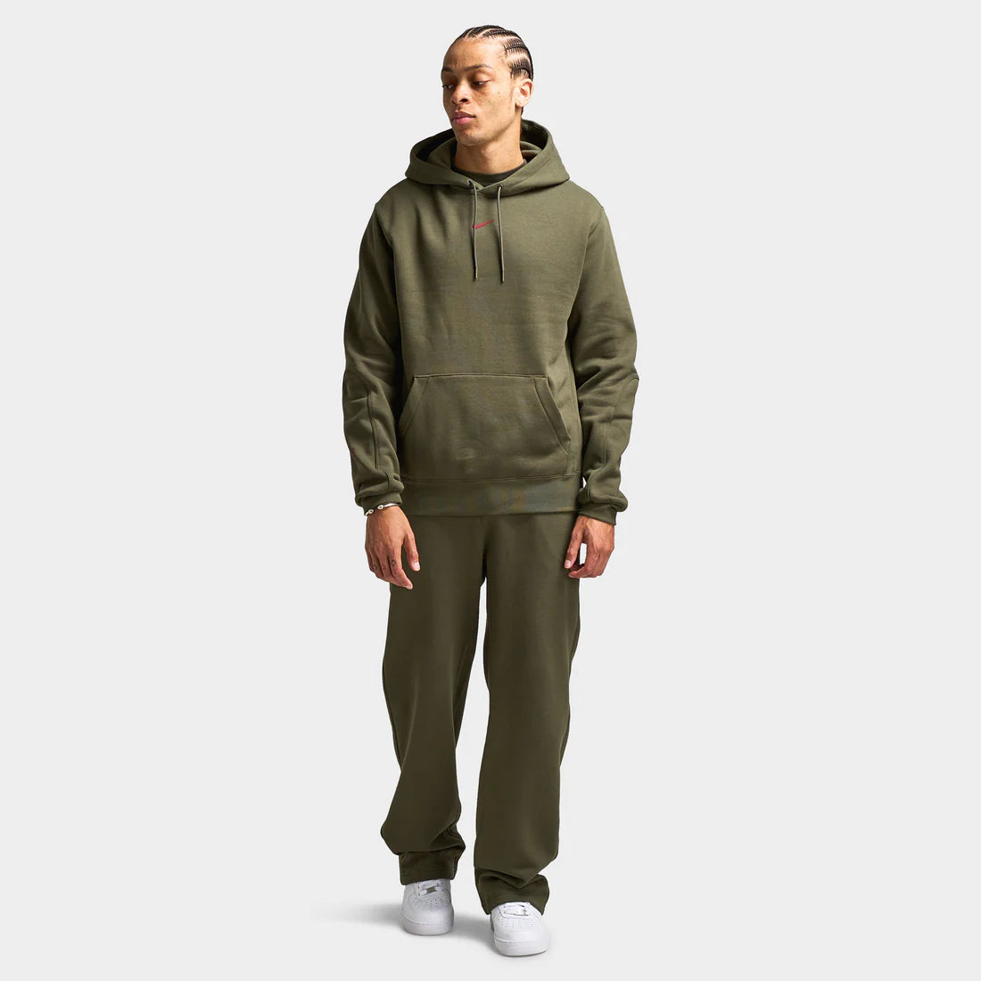 Nike x NOCTA Tracksuit Set - "Cargo Khaki / Team Red"