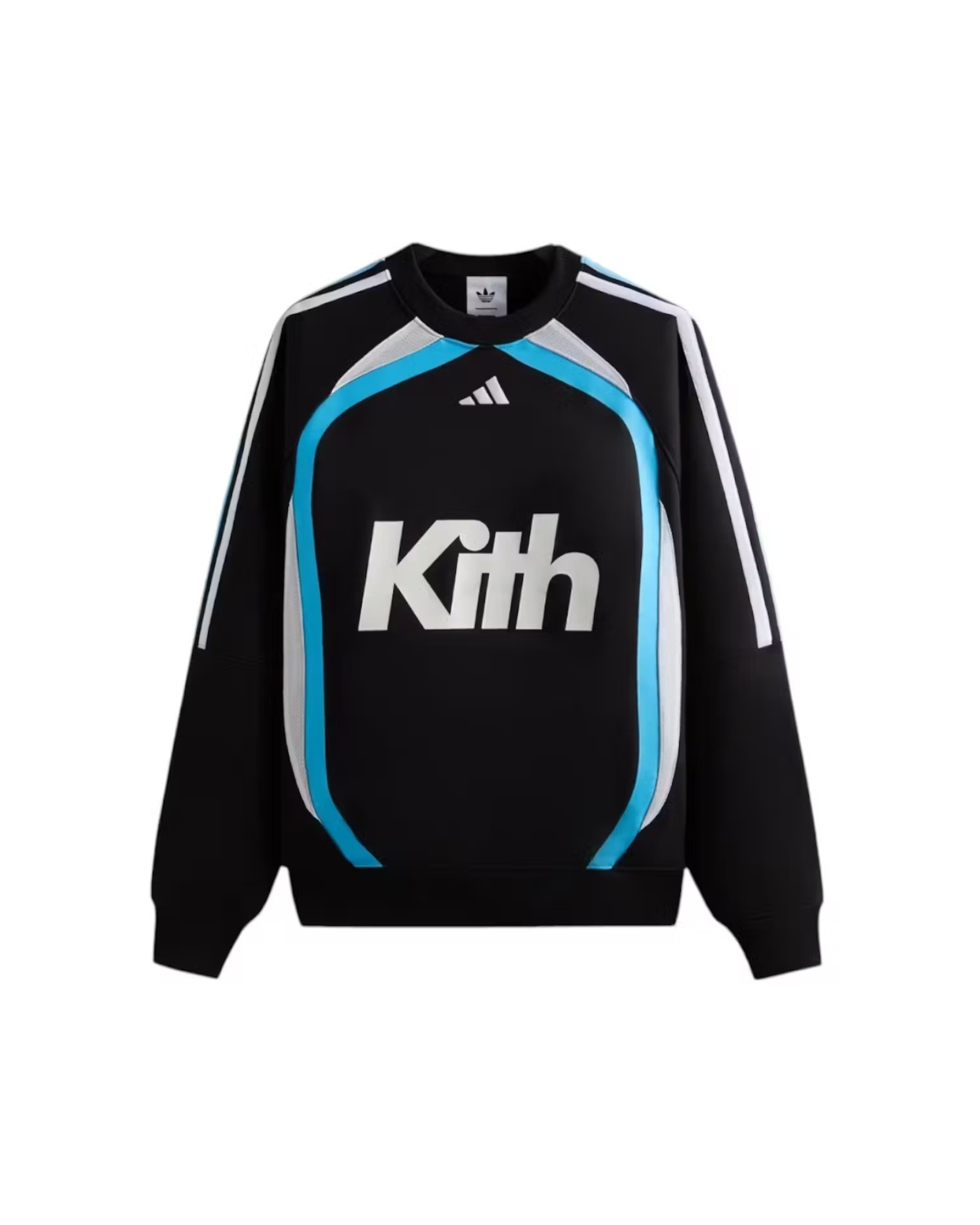 Kith x Adidas Football Crewneck -"Black"