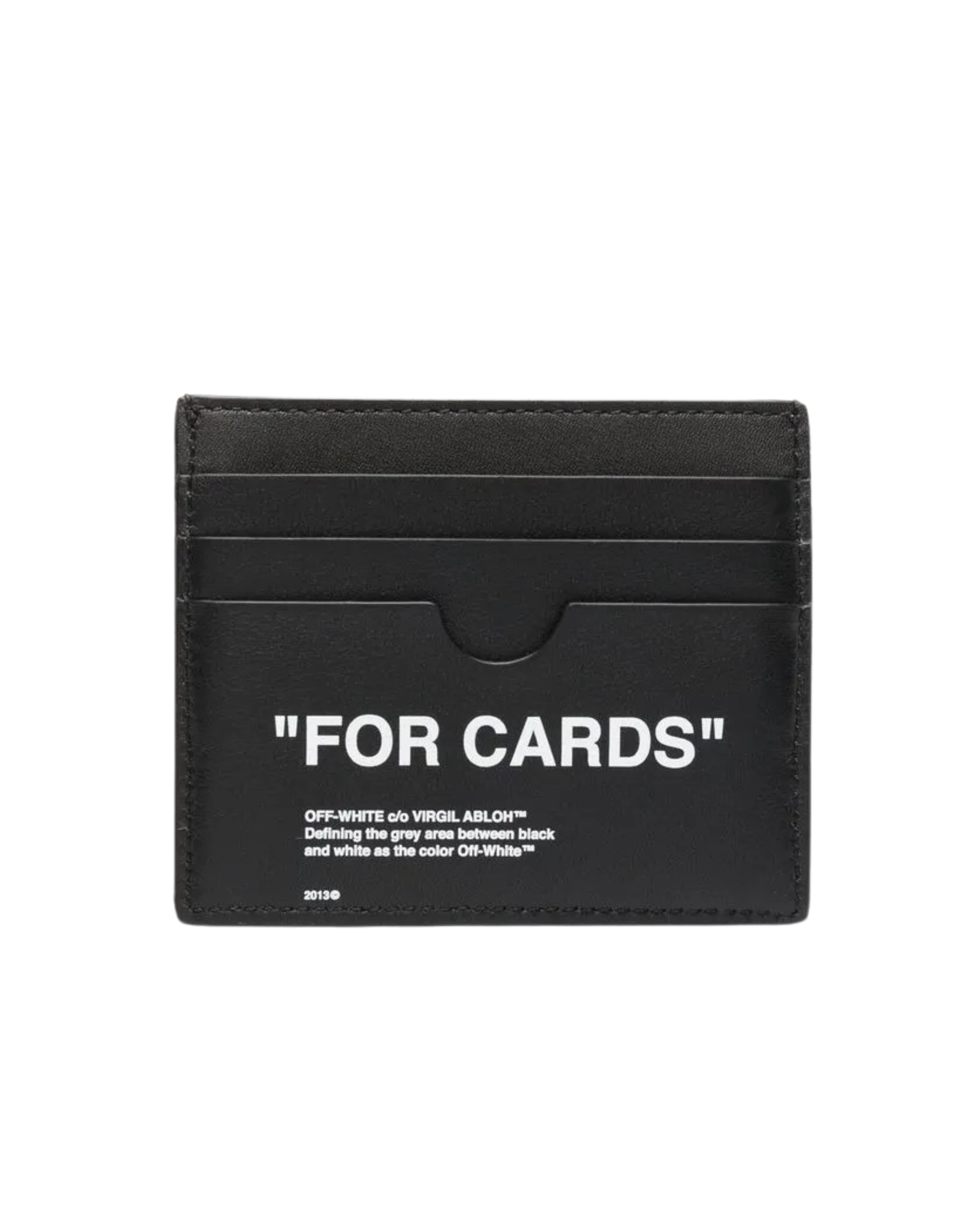 Off-White Card Holder - "For Cards"