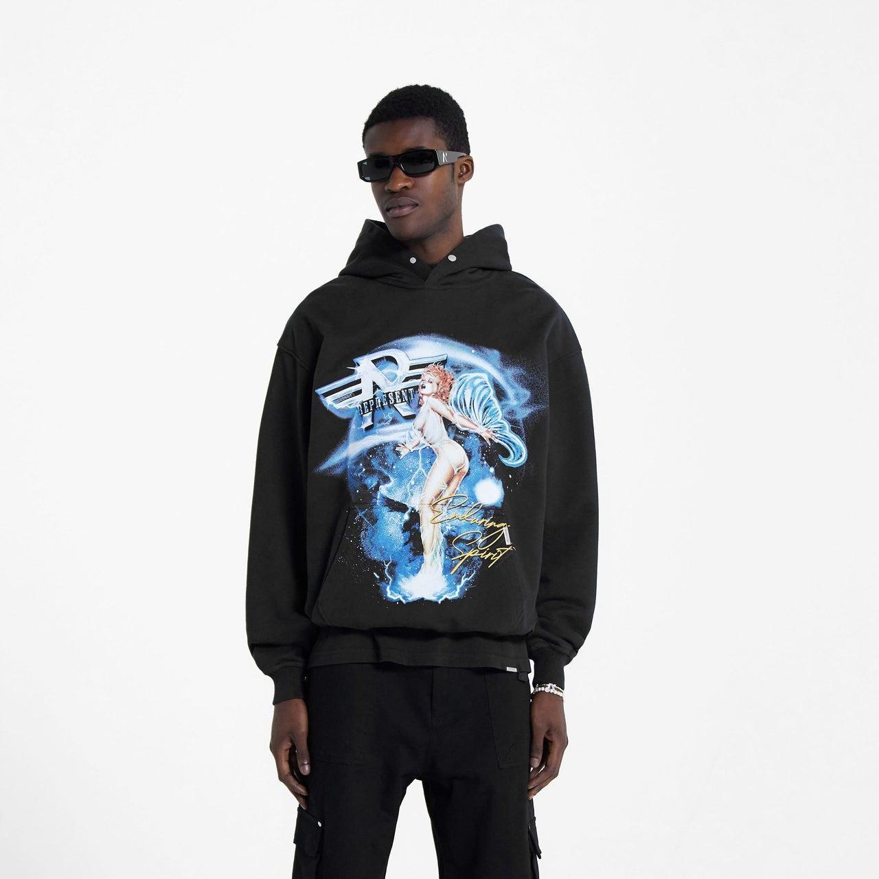 Represent Enduring Spirit Hoodie - "Off Black"