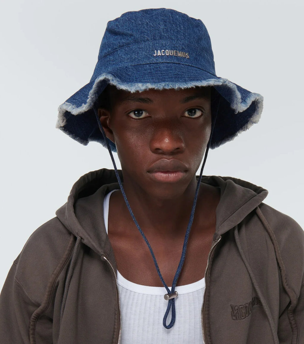 Jacquemus Le Bob Artichaut Bucket Hat - "Denim"