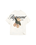 Represent X Harrods Bear Owners Club T-Shirt - "Flat White"
