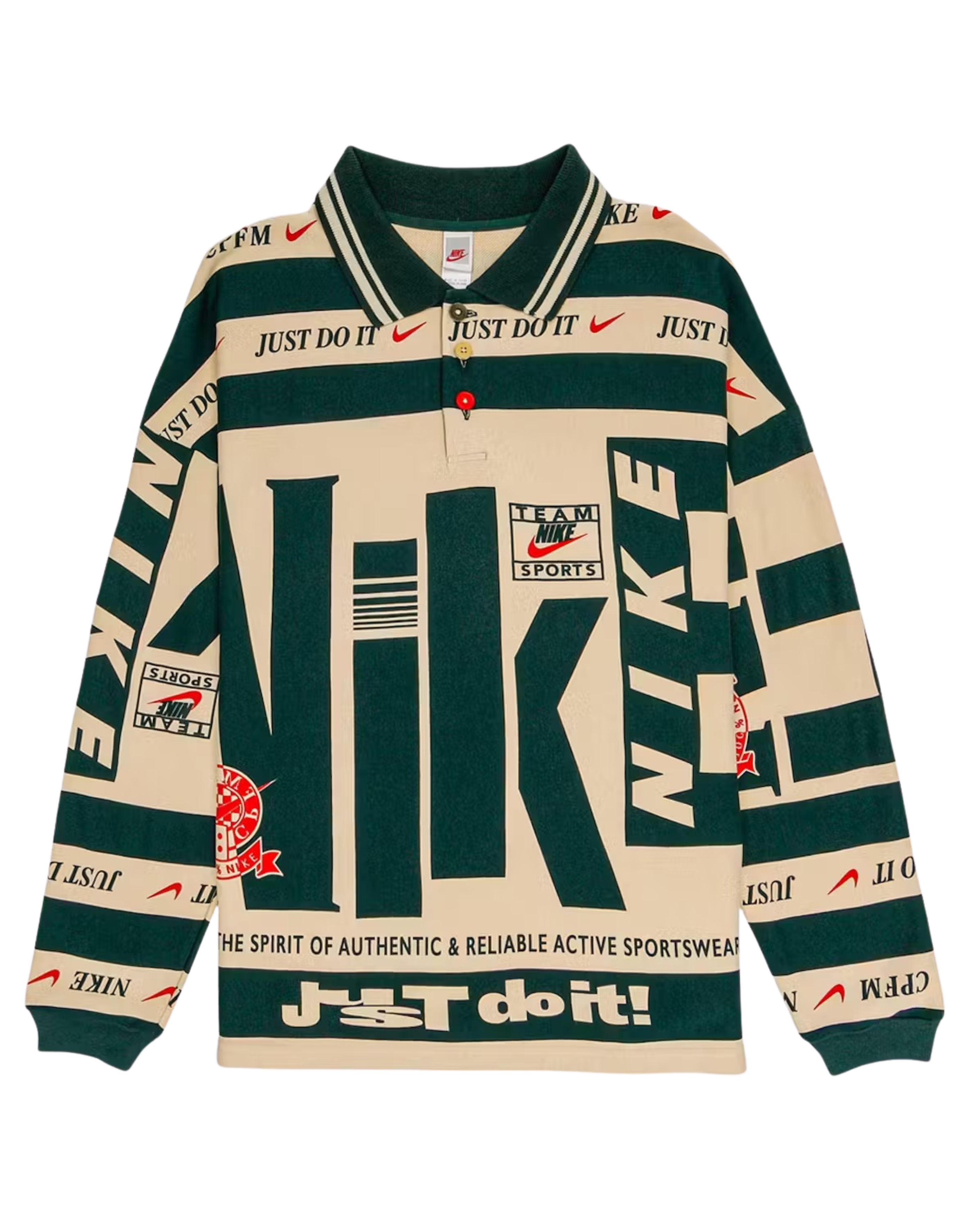 Nike x Cactus Plant Flea Market Longsleeve Polo - "Natural"