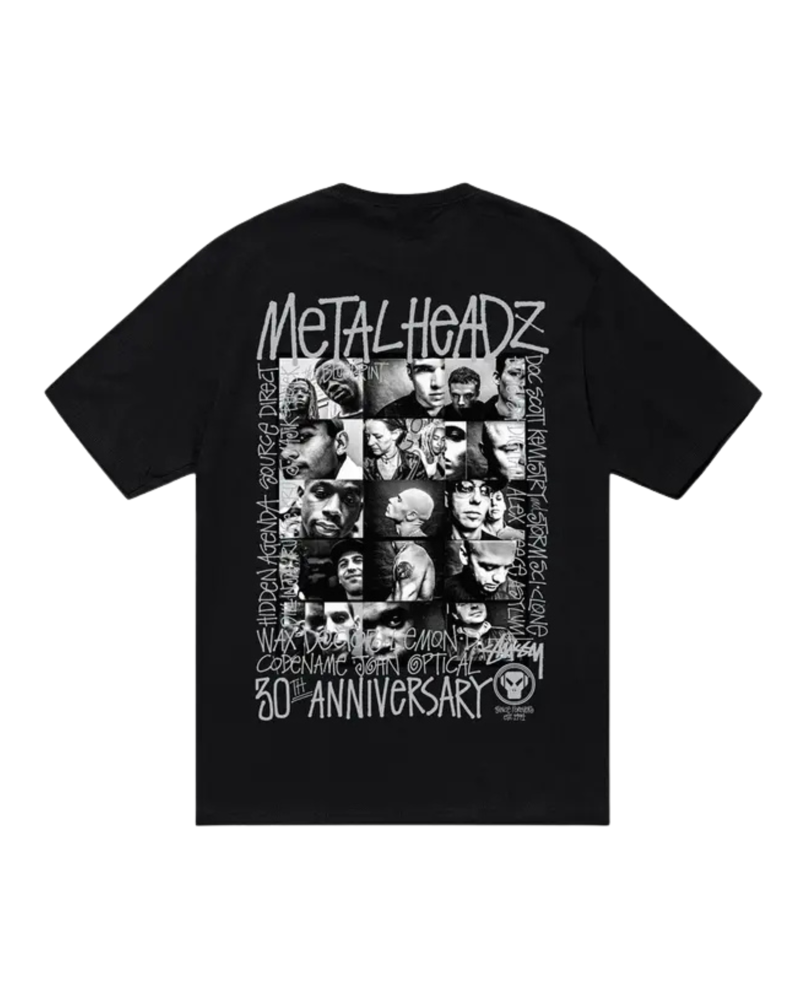 Stussy x Goldie Metalheadz 30 Tee - "Black"