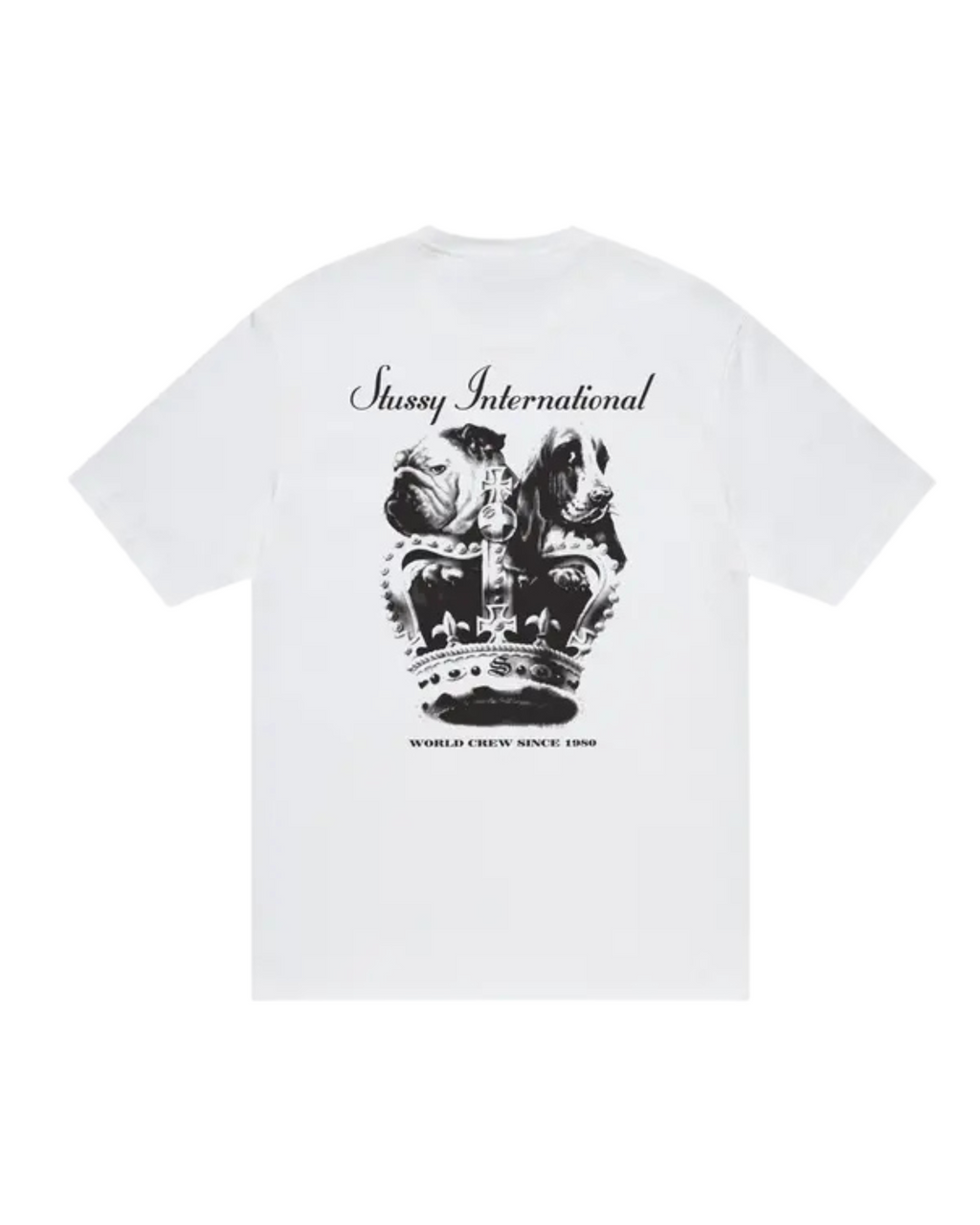 Stussy Dog Crown Tee - "White"