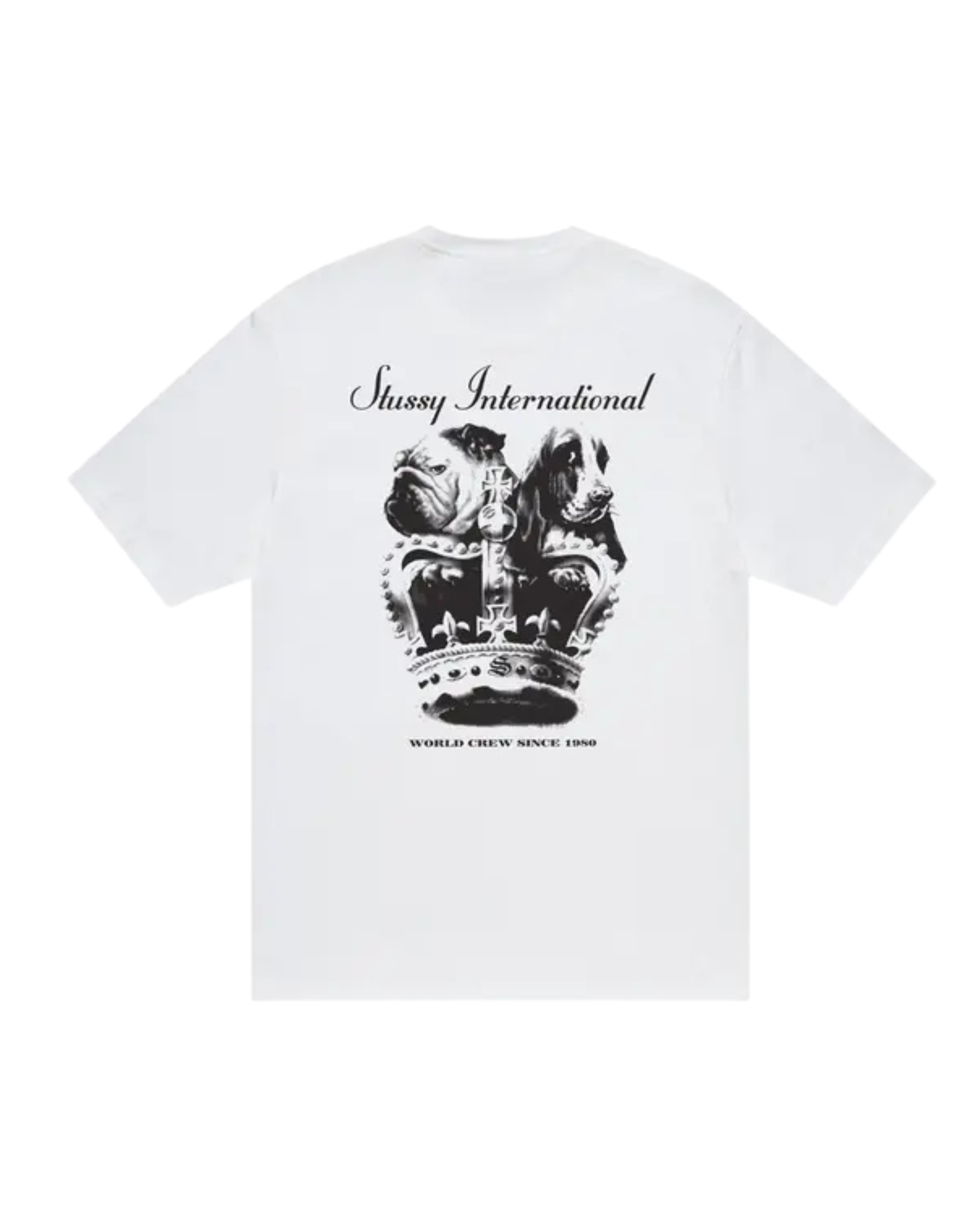 Stussy Dog Crown Tee - "White"