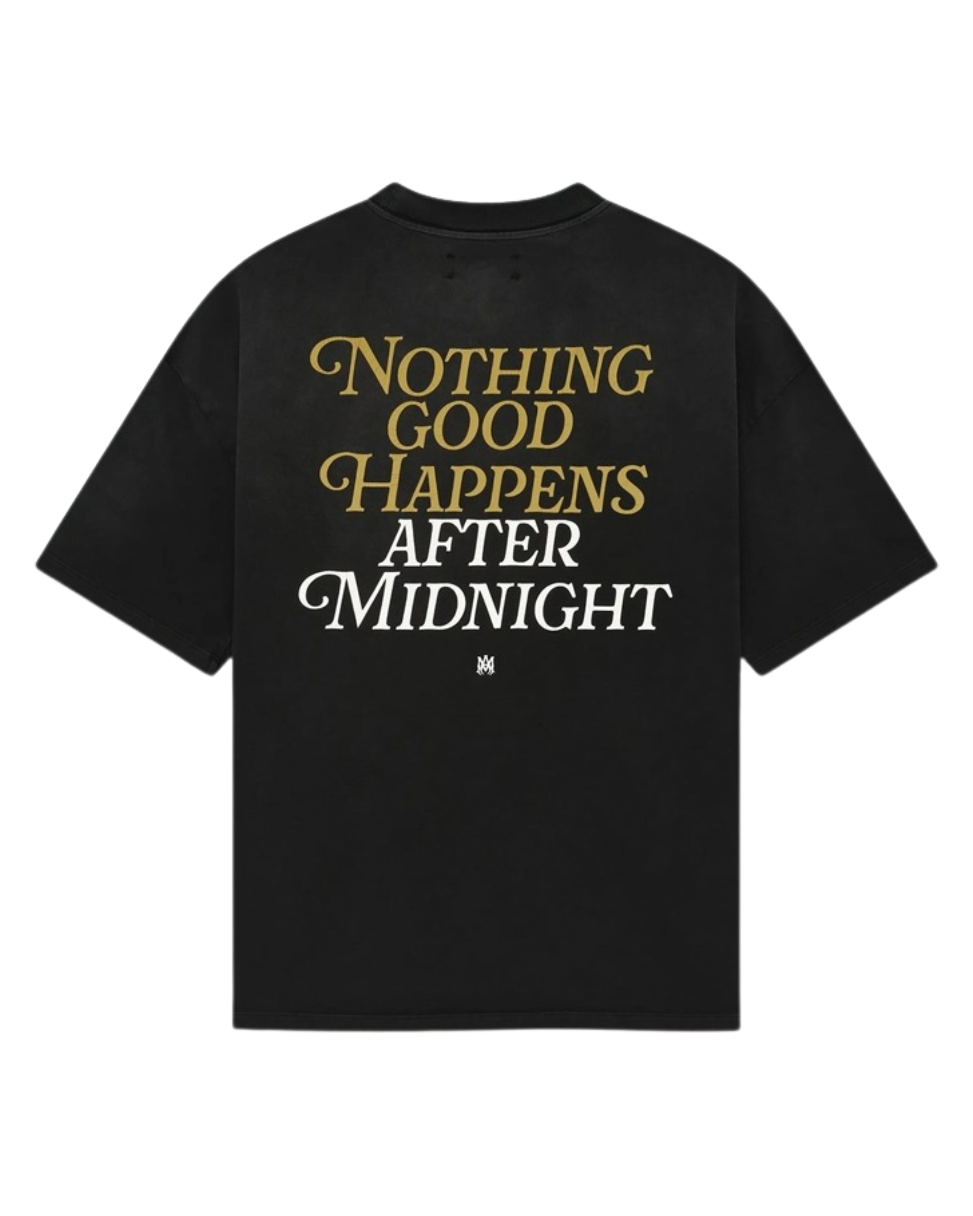 Amiri Nights Oversized Tee - "Black"