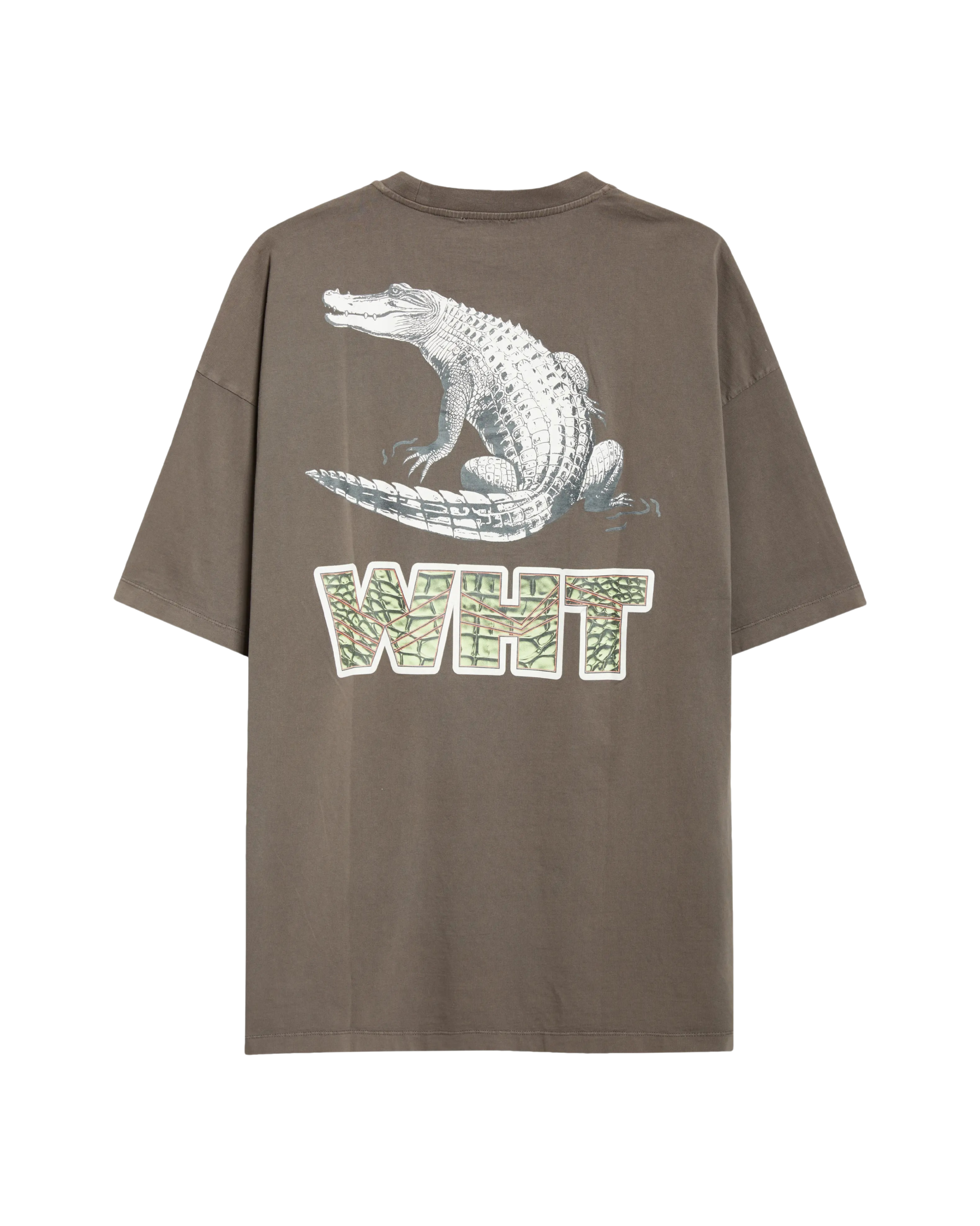 Off-White WHT Crocodile Graphic T-Shirt