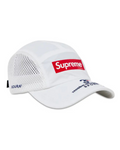 Supreme Mesh Side Panel Camp Cap - "White"