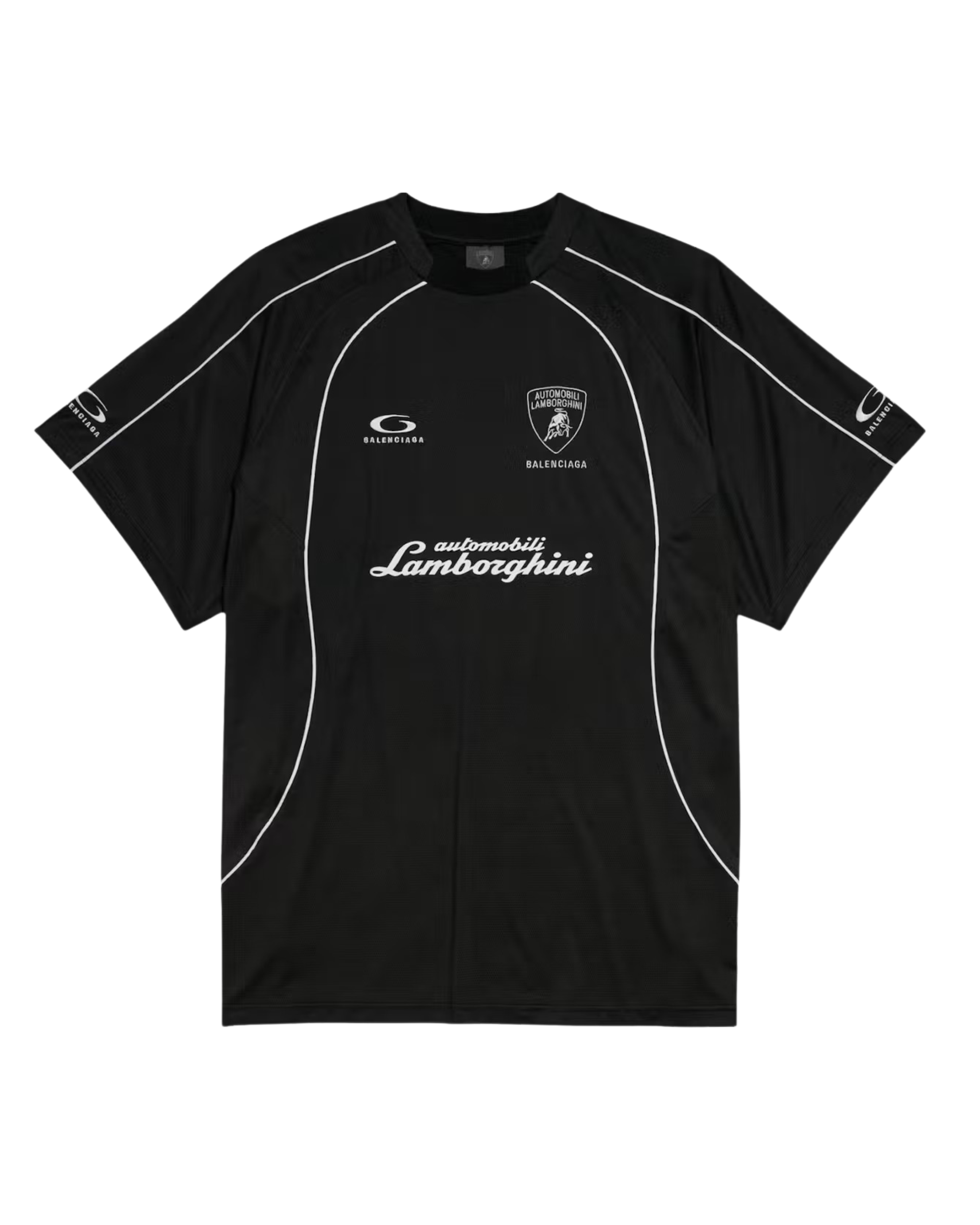 Balenciaga Automobil Lamborghini Oversized Soccer T-shirt