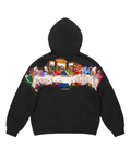 Supreme Last Supper Embroidered Zip-Up Hoodie - "Black"