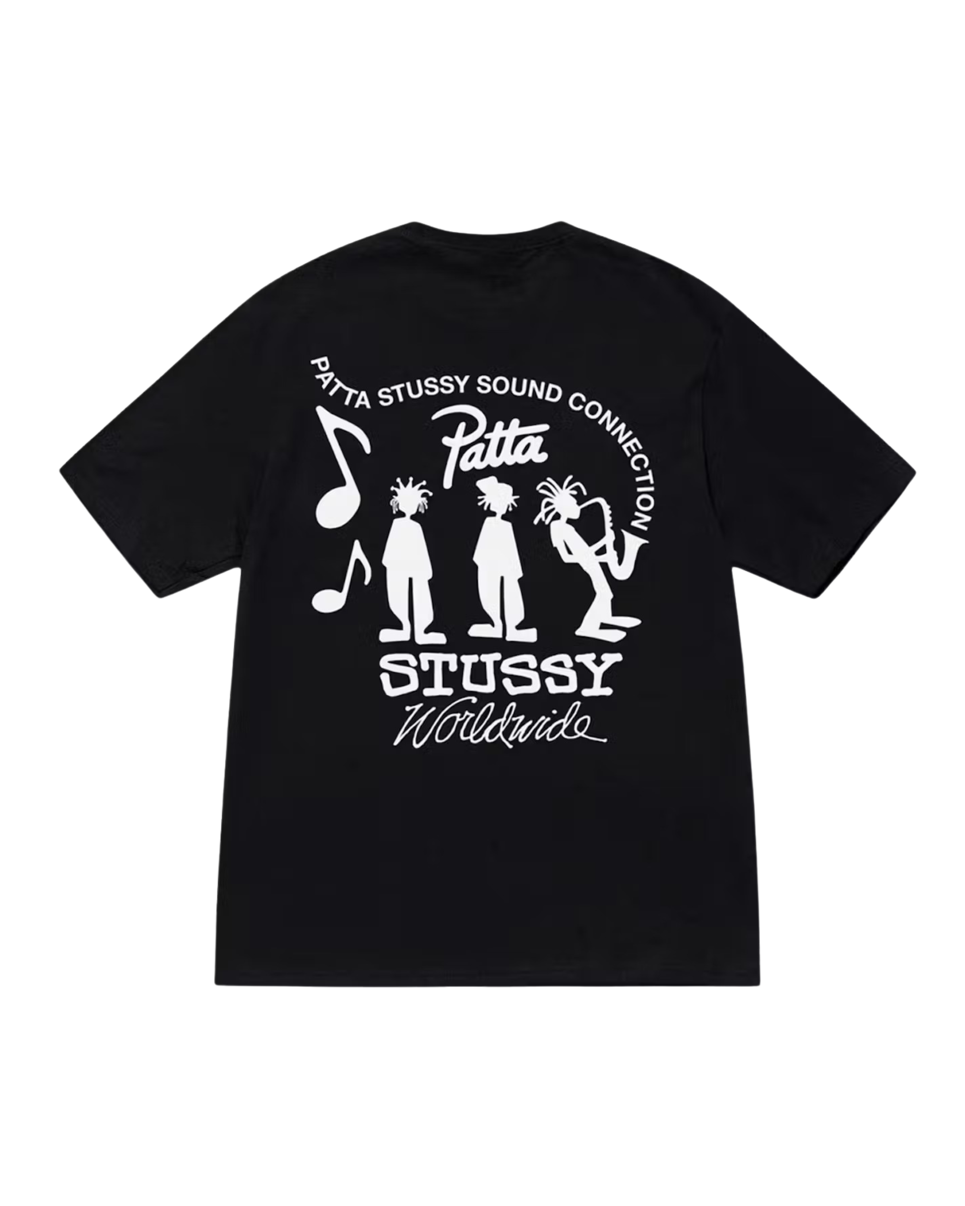 Stussy x Patta Sound Connection Tee - "Black"