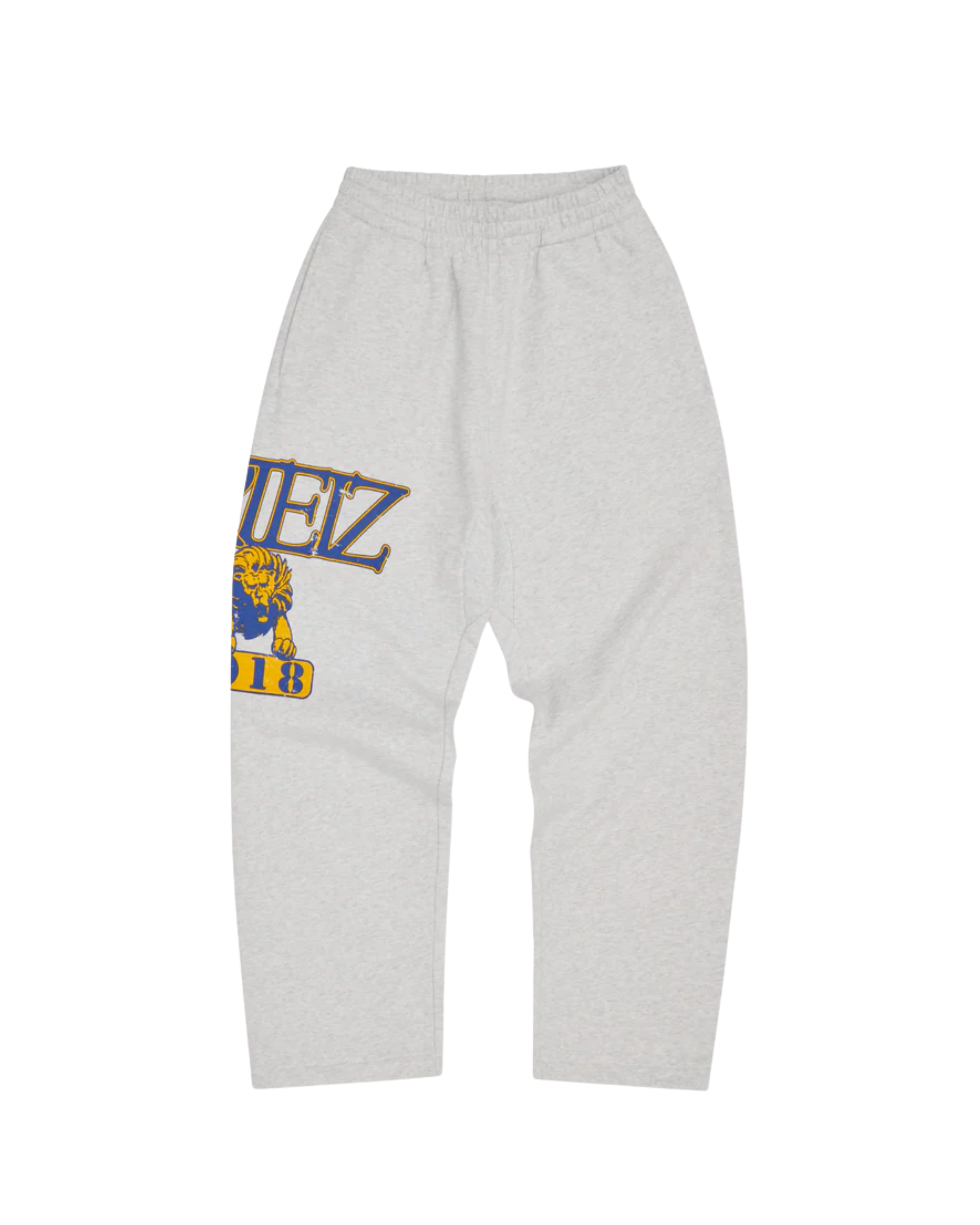Corteiz Lion Open Hem Sweatpant - "Light Heather"