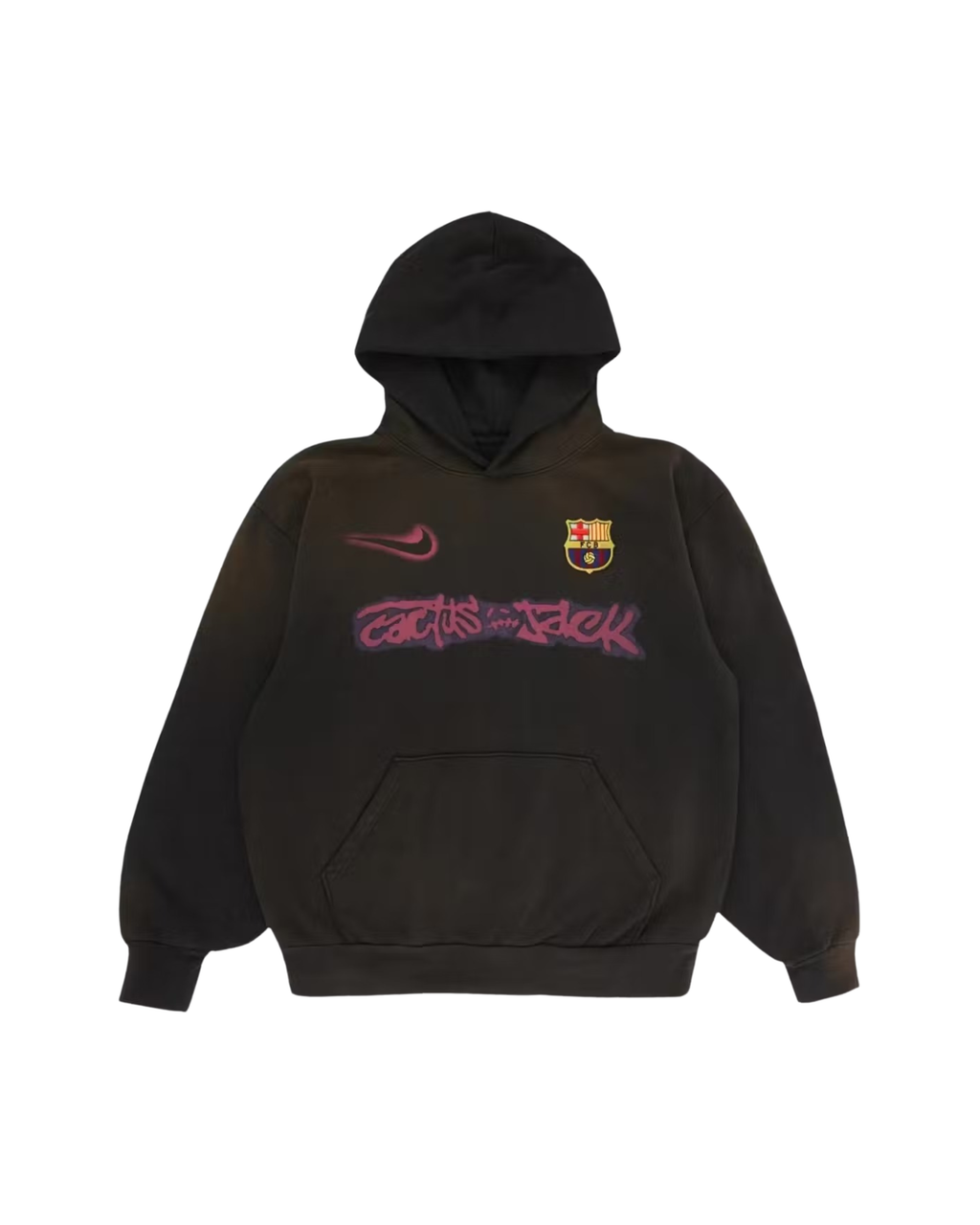 Travis Scott x Nike x FC Barcelona Spray Logo Hoodie