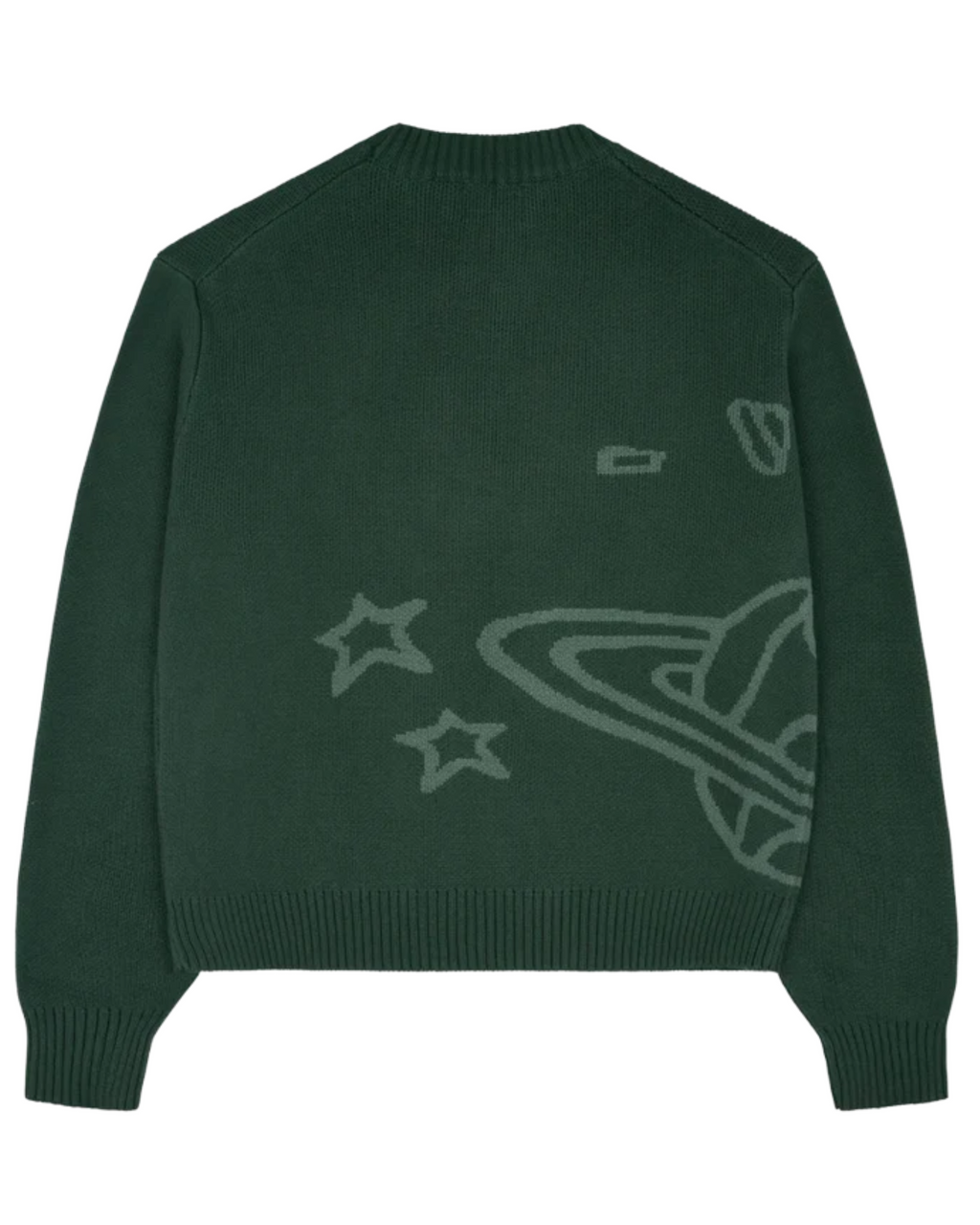 Broken Planet Knit Sweater - "Forest Green"