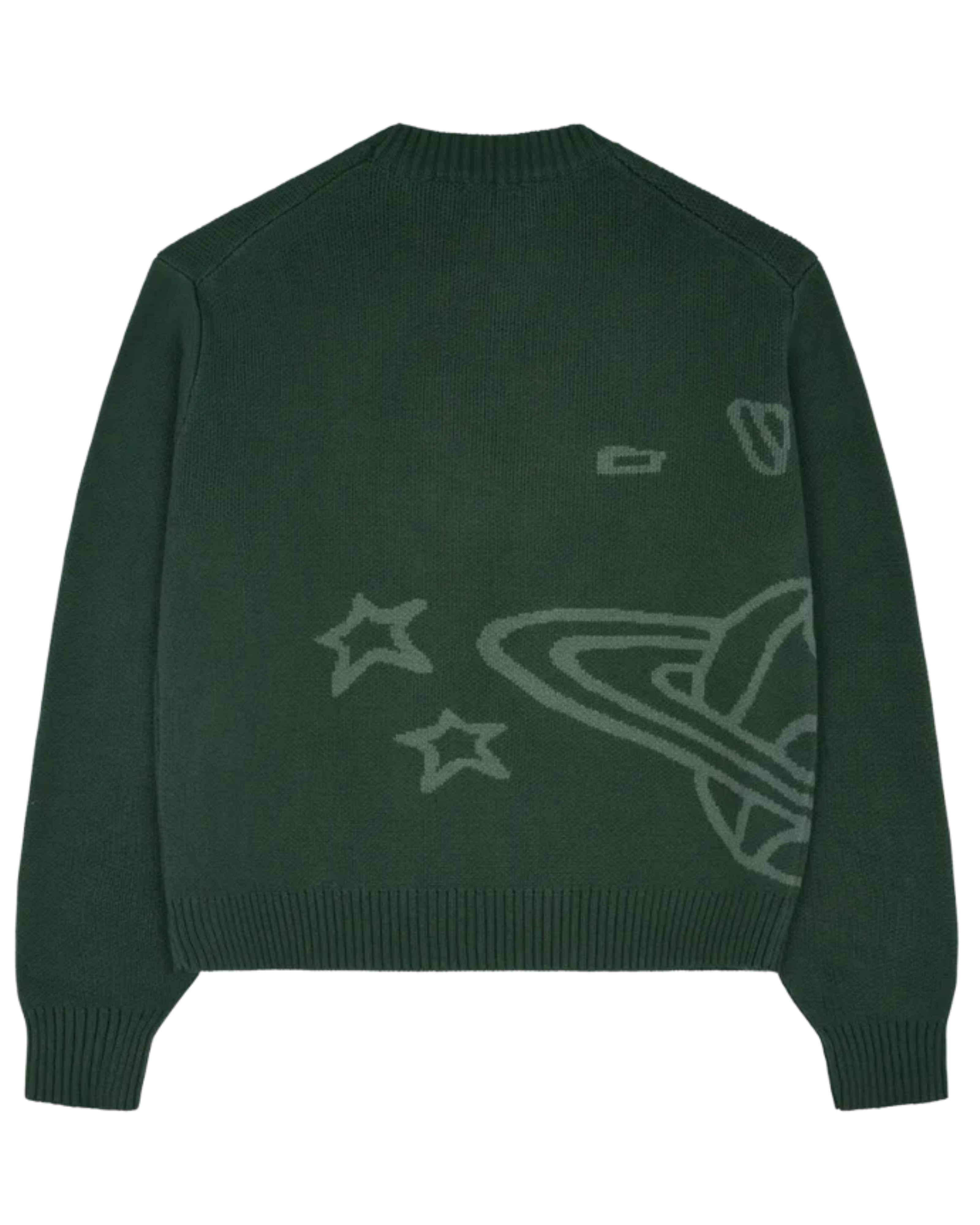 Broken Planet Knit Sweater - "Forest Green"