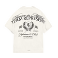 Represent Crest T-Shirt - "Flat White"