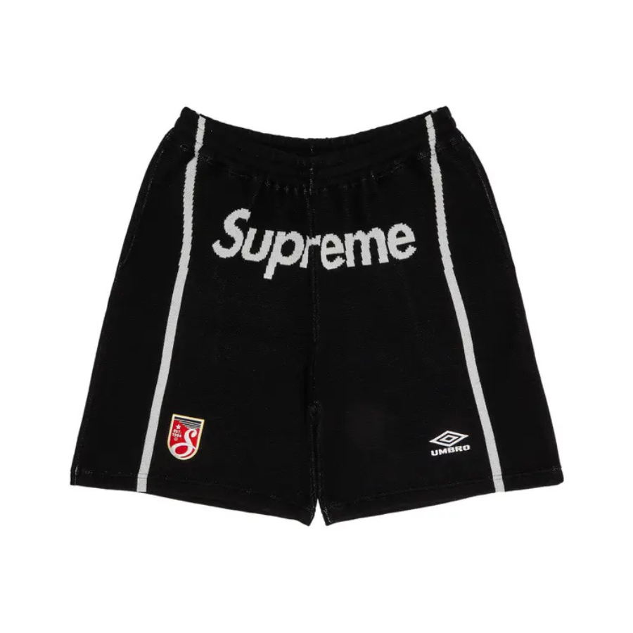Supreme x Umbro Knit Soccer Short - "Black"