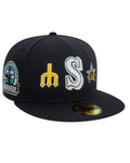 Seattle Mariners 59FIFTY MLB Cooperstown Patch Navy Cap