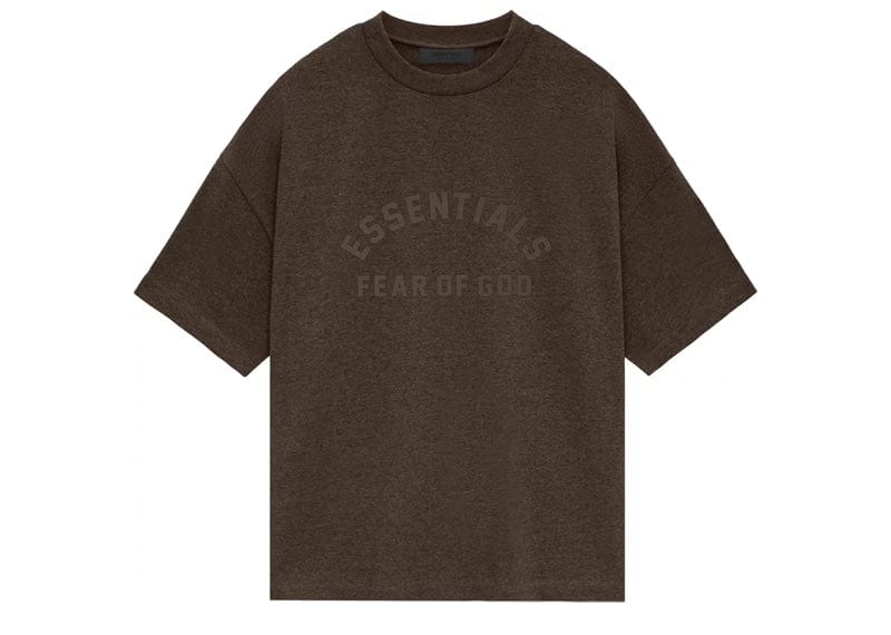 Fear of God Essentials Core Collection Heavy S/S Tee Heather Wood image 0