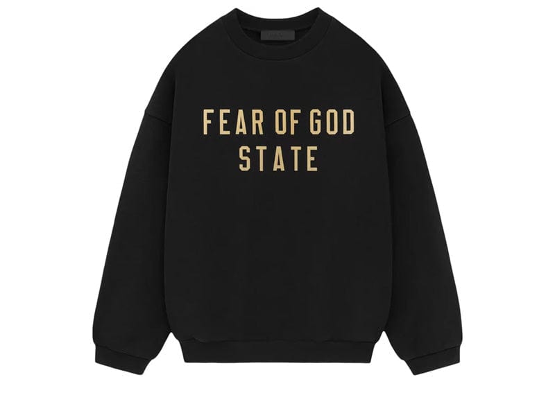 Fear of God Essentials Fleece Crewneck Black image 0