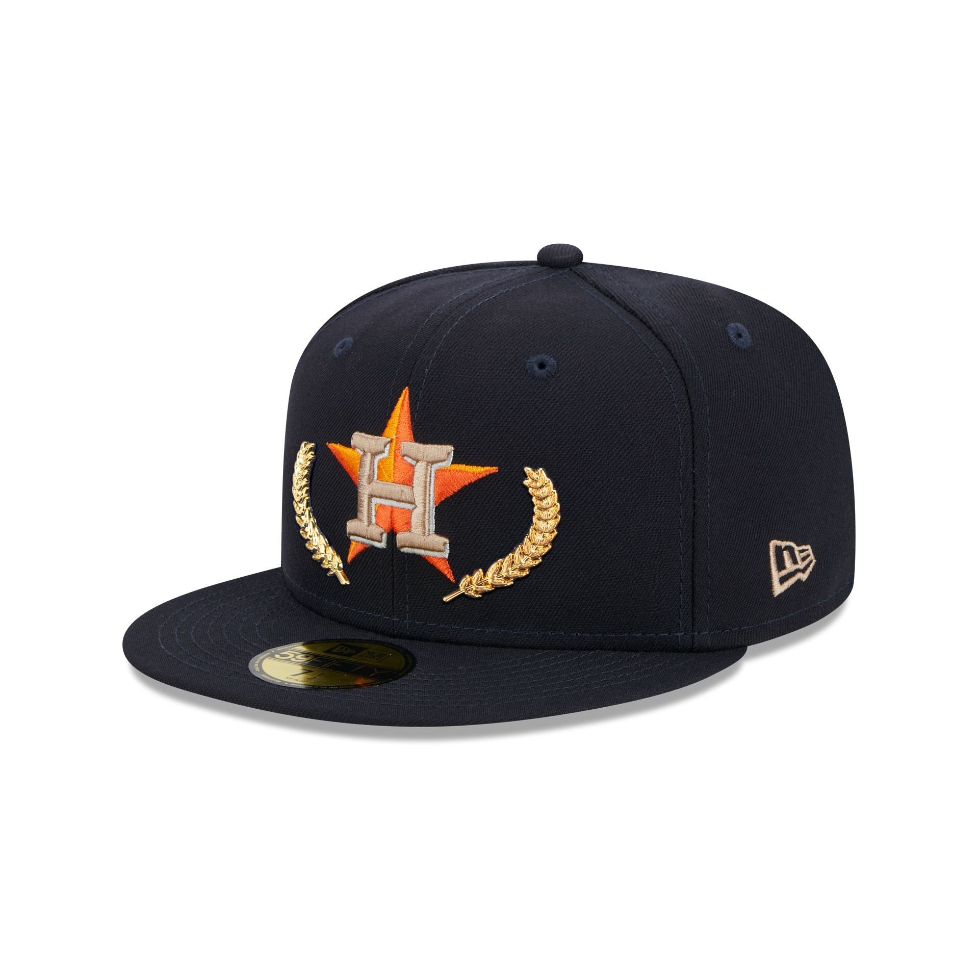 Houston Astros Gold Leaf 59FIFTY Fitted Hat image 2