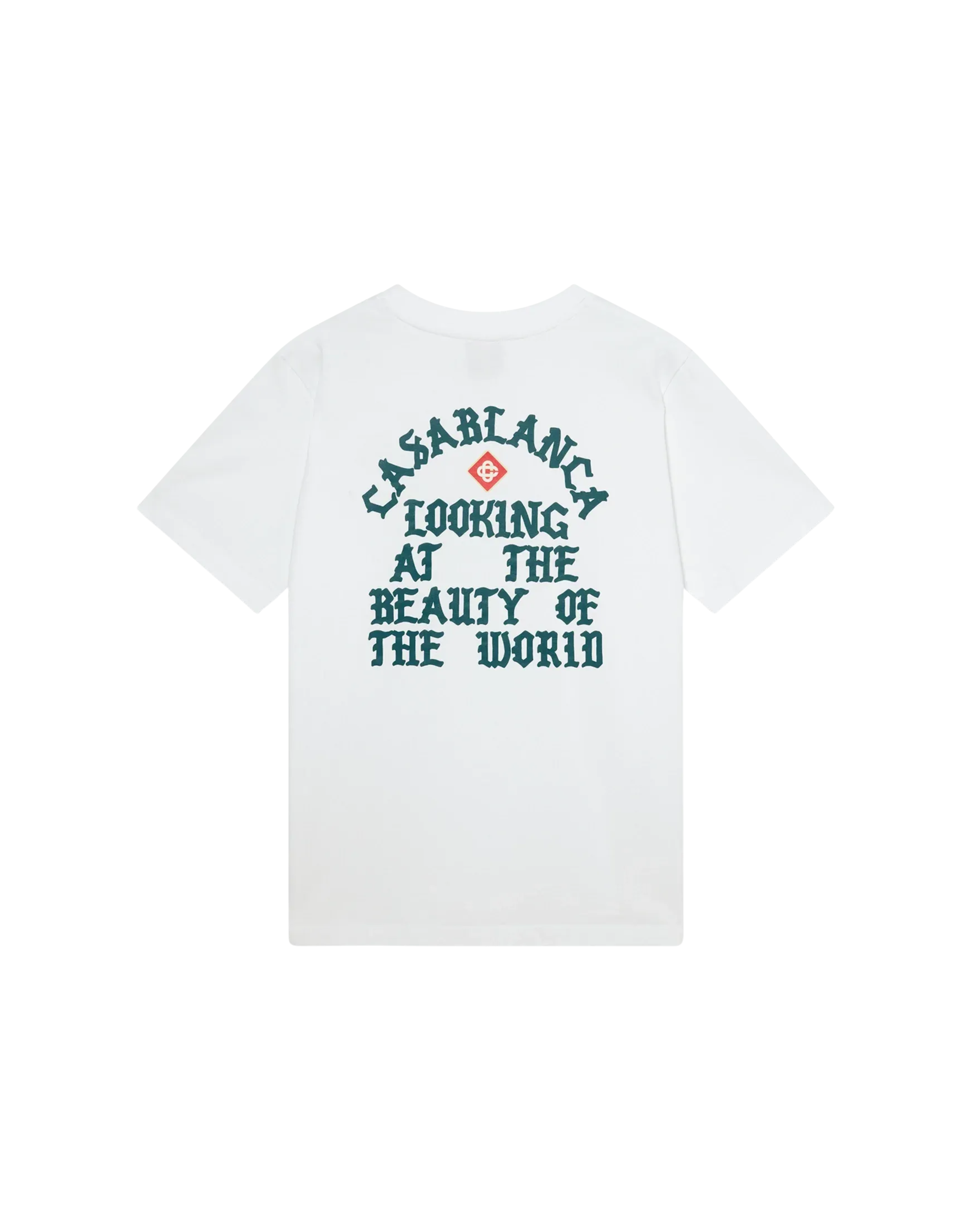 Casablanca Beauty Of The World T‑Shirt - "White"